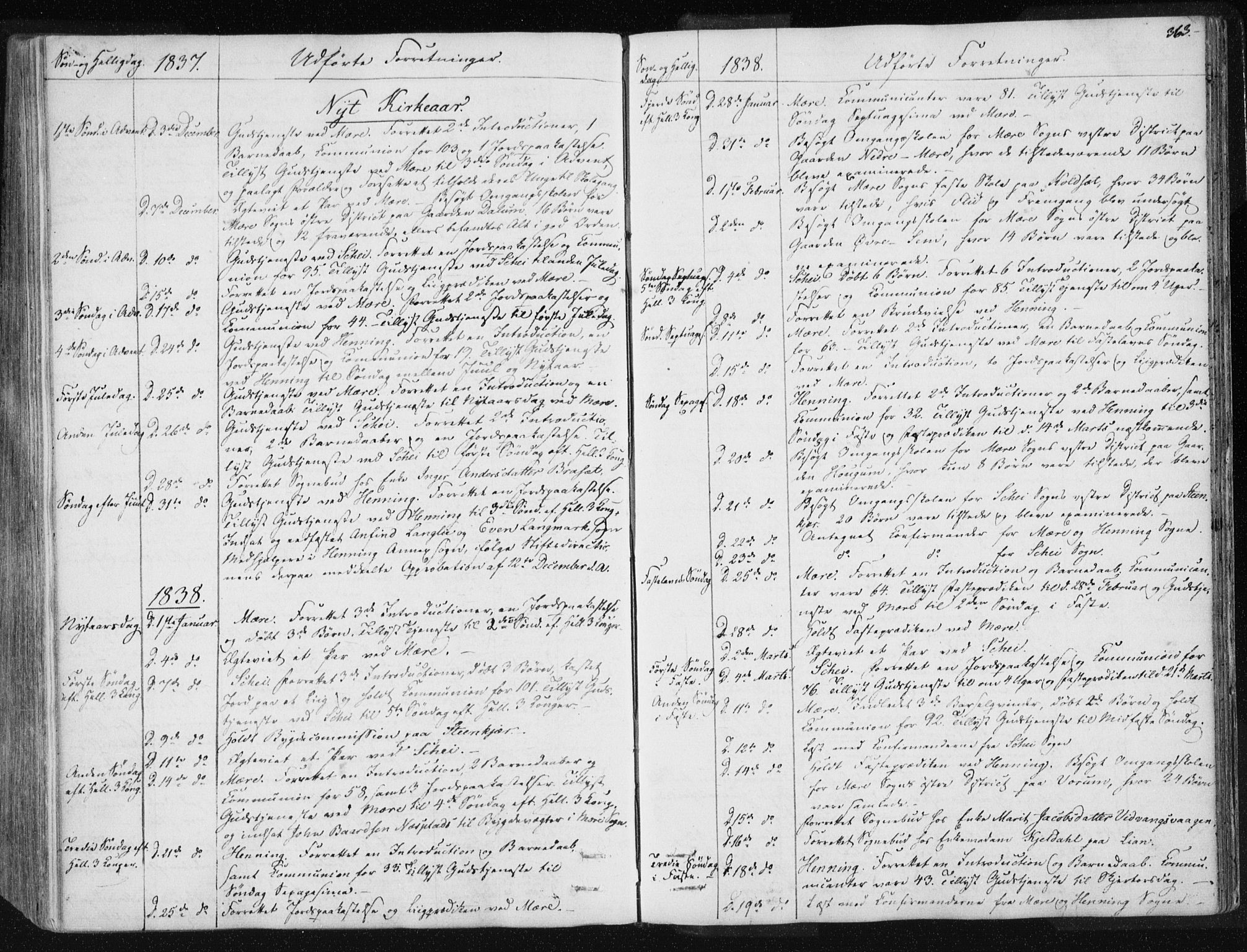 Ministerialprotokoller, klokkerbøker og fødselsregistre - Nord-Trøndelag, SAT/A-1458/735/L0339: Parish register (official) no. 735A06 /1, 1836-1848, p. 363