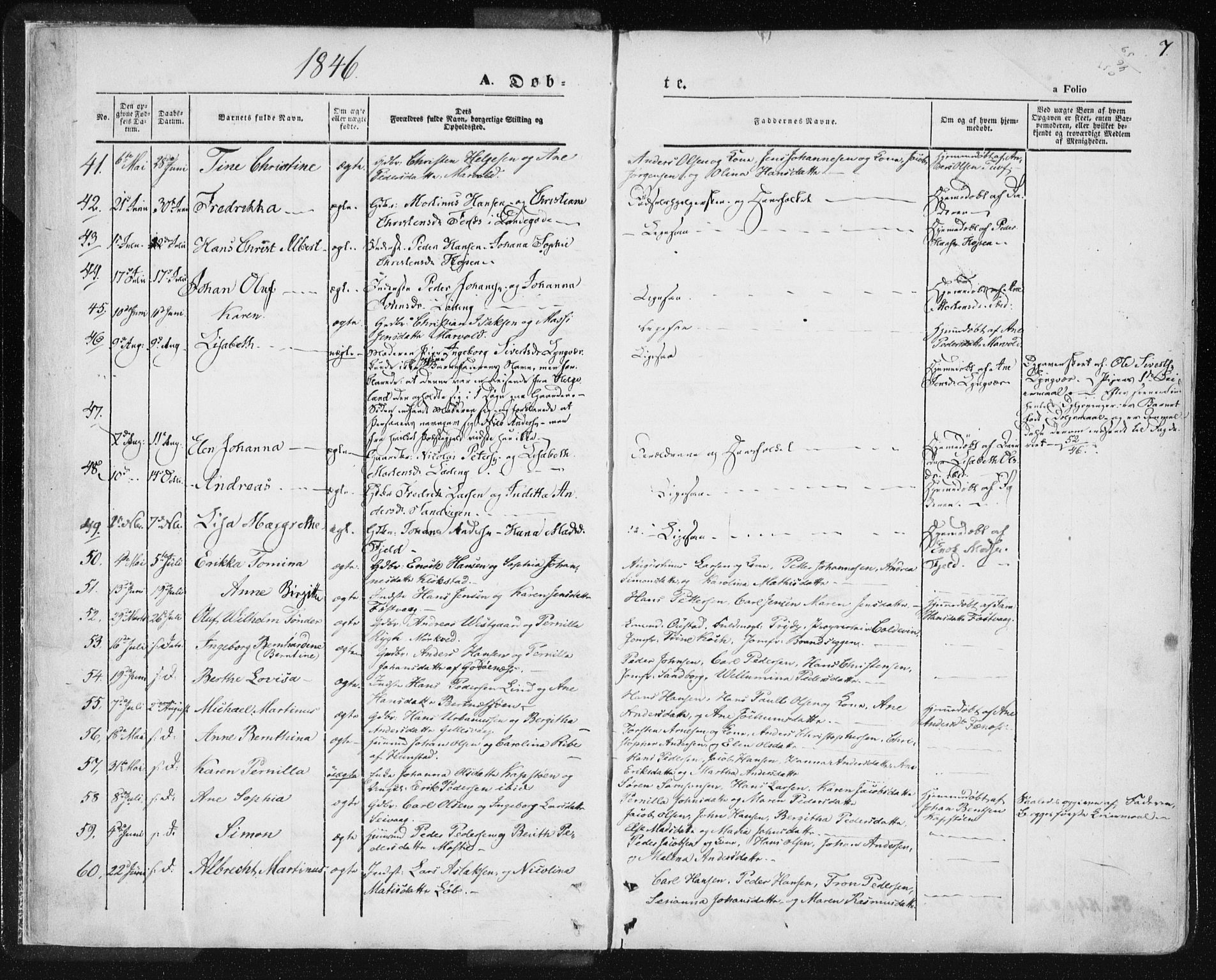 Ministerialprotokoller, klokkerbøker og fødselsregistre - Nordland, AV/SAT-A-1459/801/L0007: Parish register (official) no. 801A07, 1845-1863, p. 7