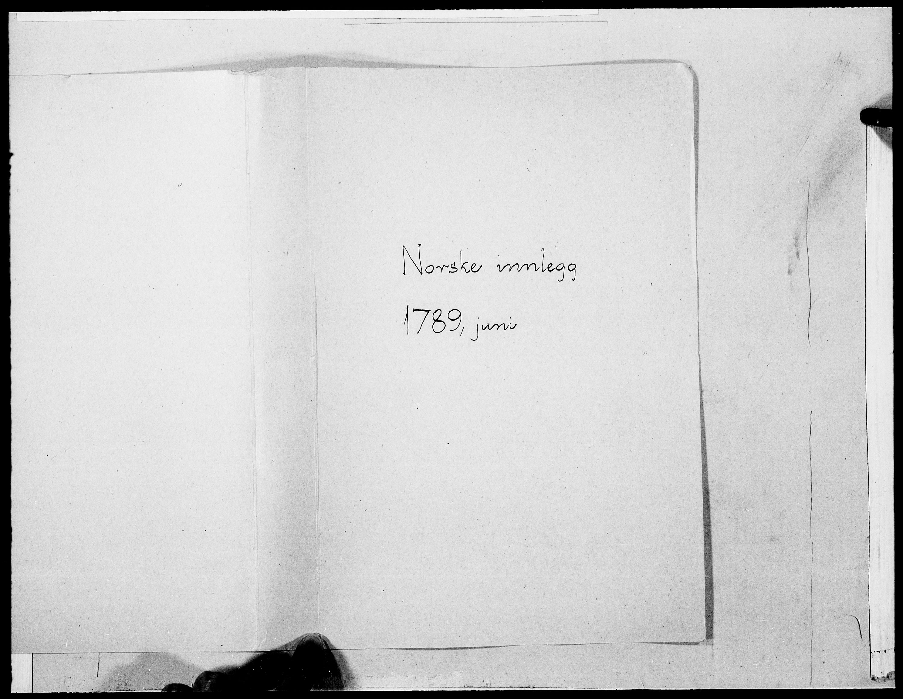 Danske Kanselli 1572-1799, AV/RA-EA-3023/F/Fc/Fcc/Fcca/L0276: Norske innlegg 1572-1799, 1789, p. 325