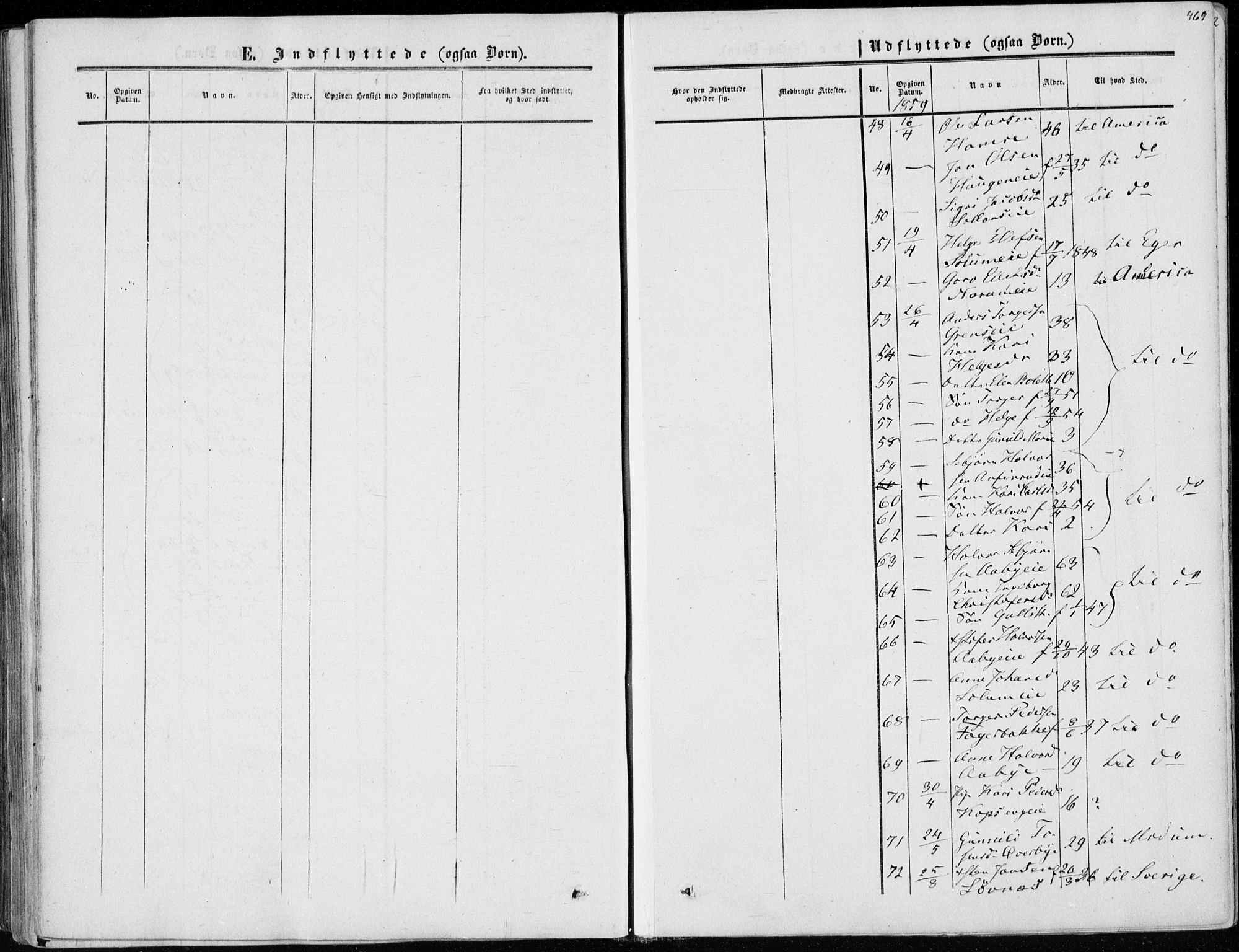 Sigdal kirkebøker, AV/SAKO-A-245/F/Fa/L0008: Parish register (official) no. I 8, 1850-1859, p. 469