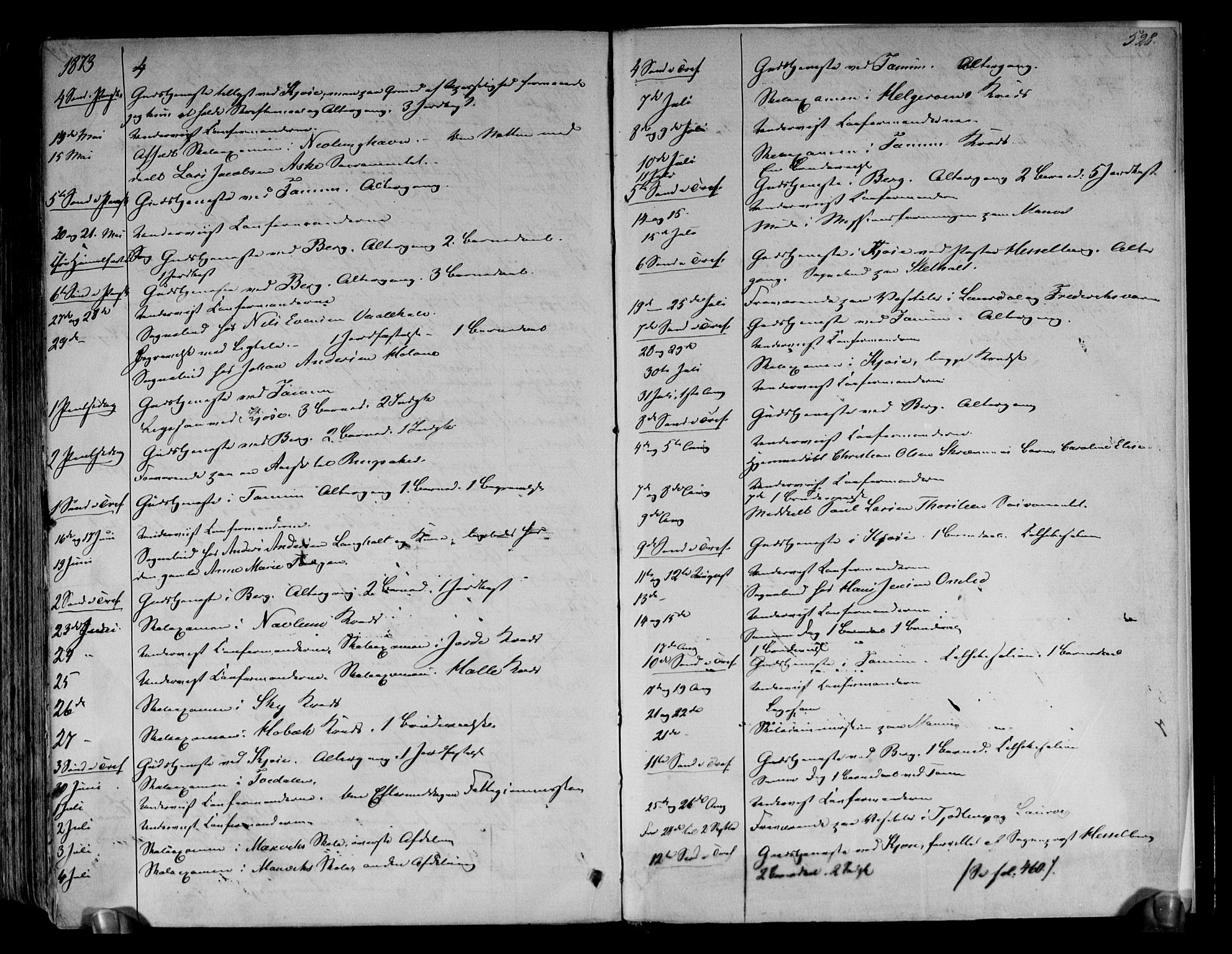 Brunlanes kirkebøker, AV/SAKO-A-342/F/Fa/L0005: Parish register (official) no. I 5, 1862-1877, p. 528