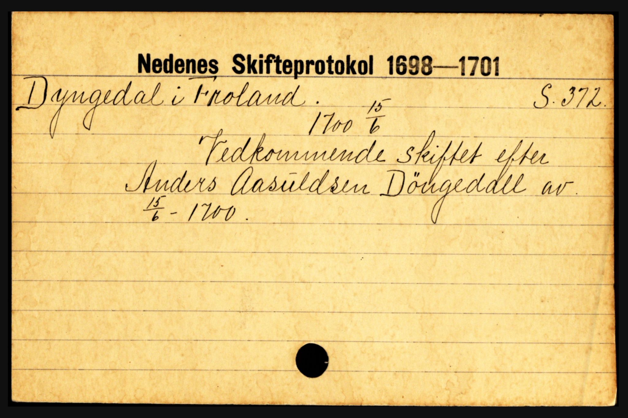 Nedenes sorenskriveri før 1824, AV/SAK-1221-0007/H, p. 5513