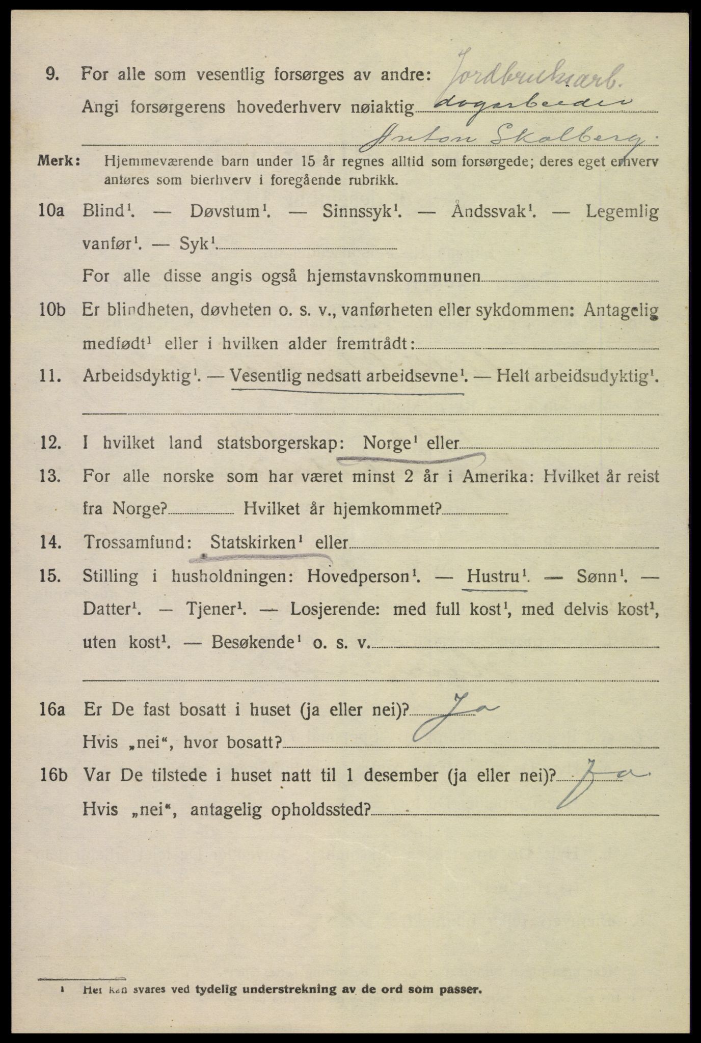 SAKO, 1920 census for Fredriksvern, 1920, p. 560