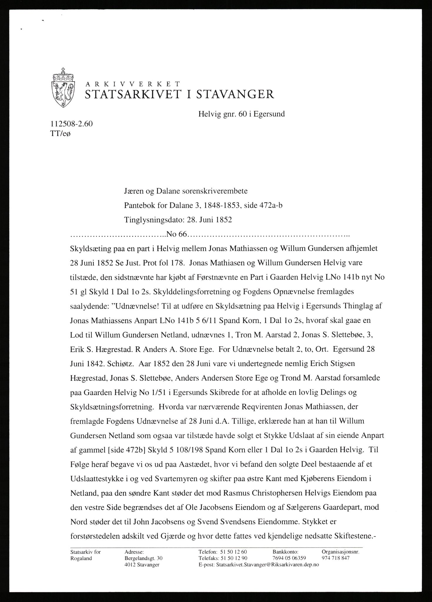 Statsarkivet i Stavanger, AV/SAST-A-101971/03/Y/Yj/L0035: Avskrifter sortert etter gårdsnavn: Helleland - Hersdal, 1750-1930, p. 218