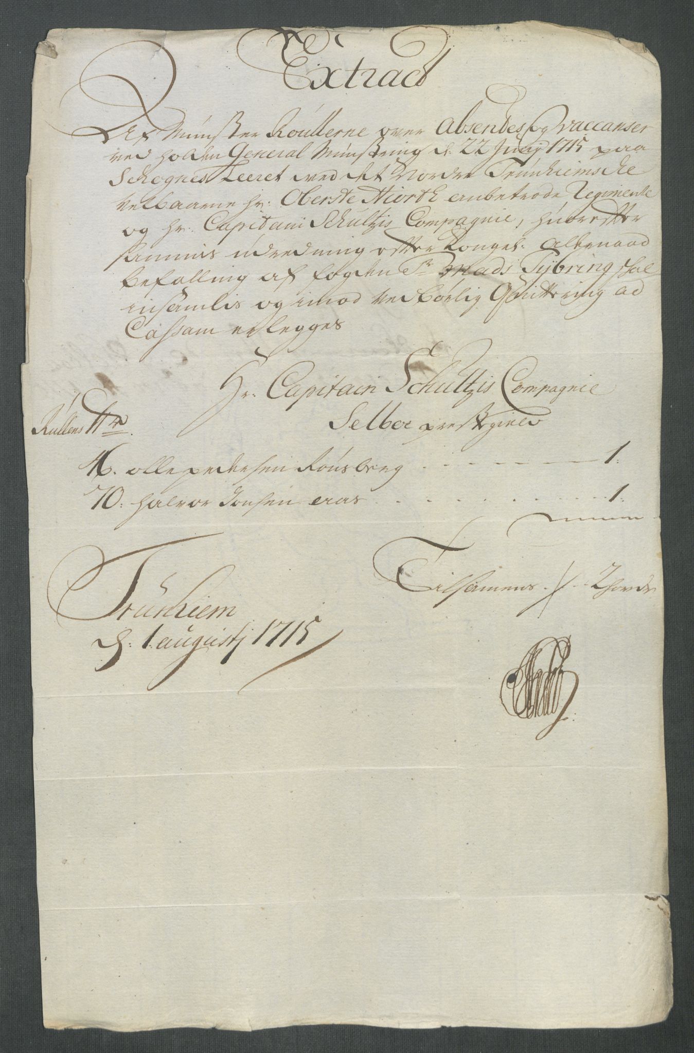 Rentekammeret inntil 1814, Reviderte regnskaper, Fogderegnskap, AV/RA-EA-4092/R61/L4115: Fogderegnskap Strinda og Selbu, 1715-1716, p. 123