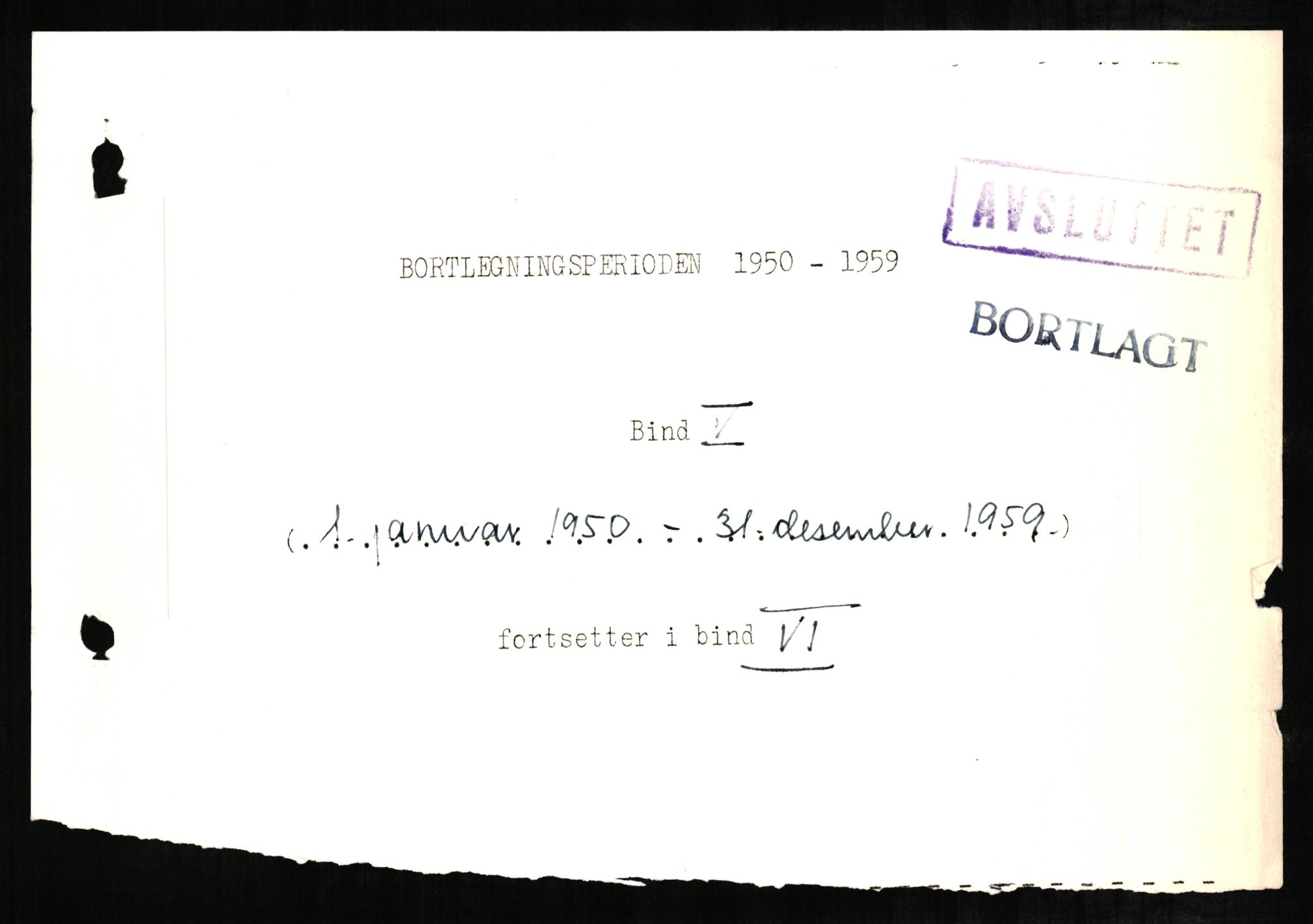 Utenriksdepartementet, AV/RA-S-2259, 1950-1959, p. 2