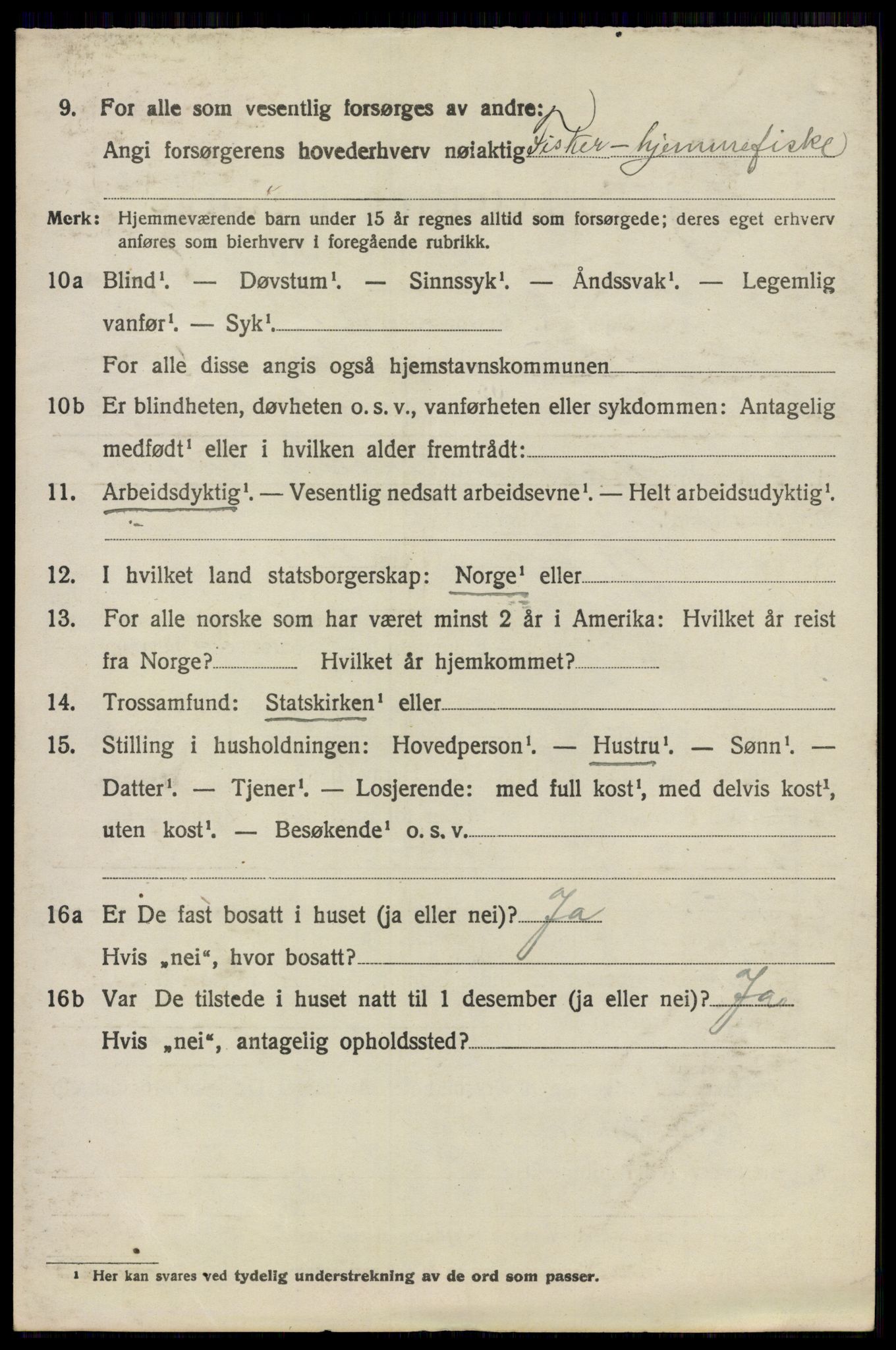 SAO, 1920 census for Frogn, 1920, p. 3182