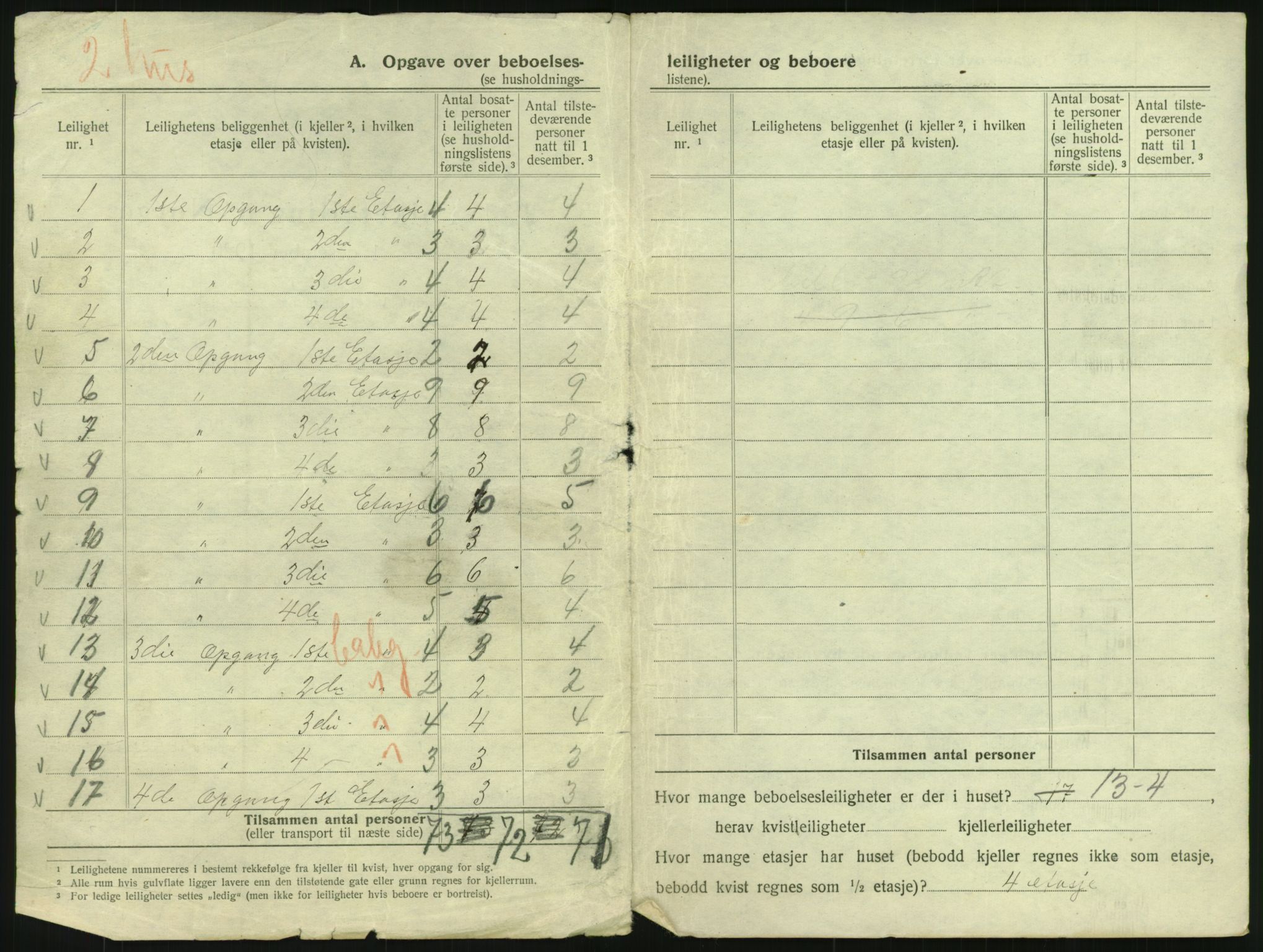 SAO, 1920 census for Kristiania, 1920, p. 13077