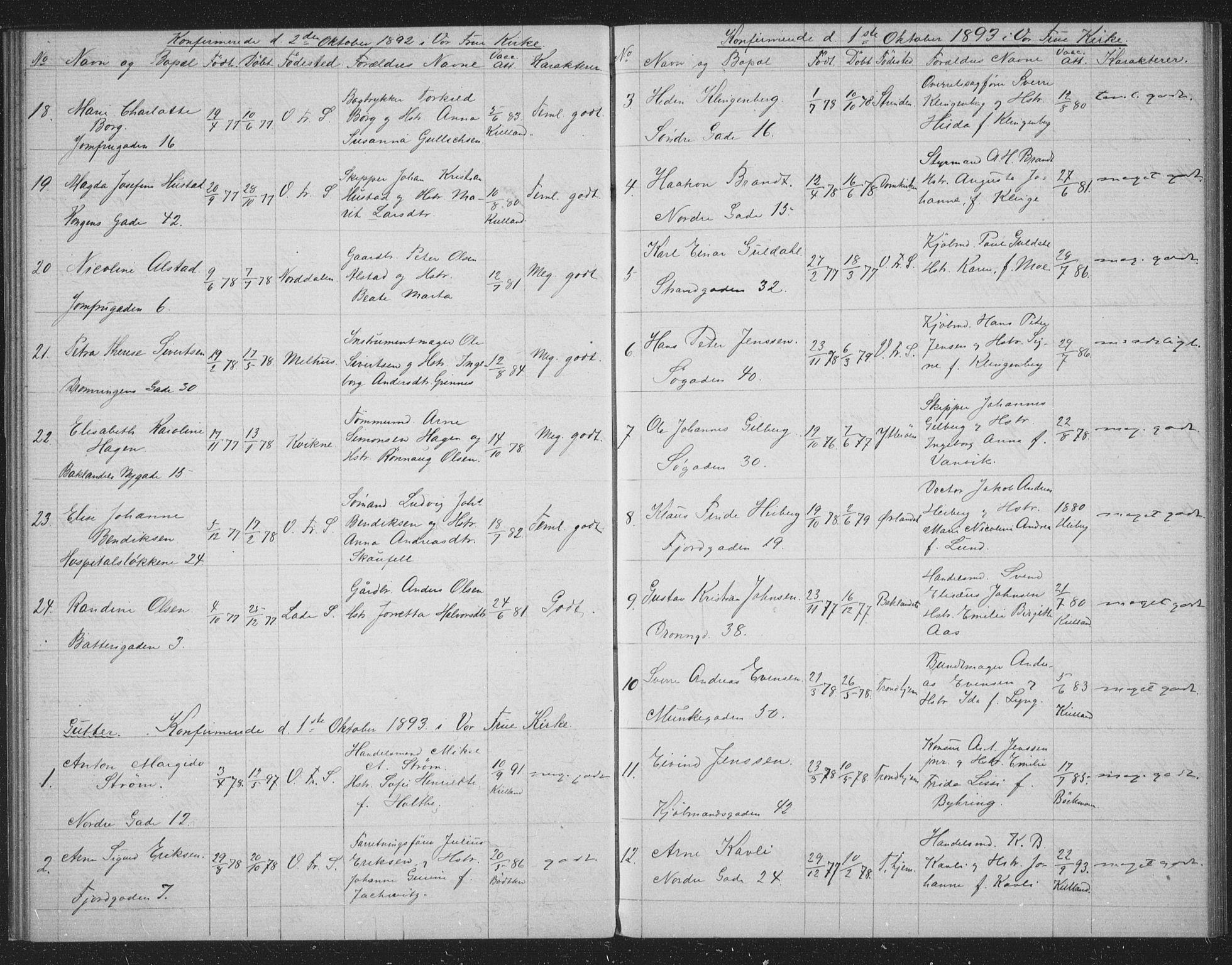 Ministerialprotokoller, klokkerbøker og fødselsregistre - Sør-Trøndelag, SAT/A-1456/602/L0128: Curate's parish register no. 602B02, 1879-1895