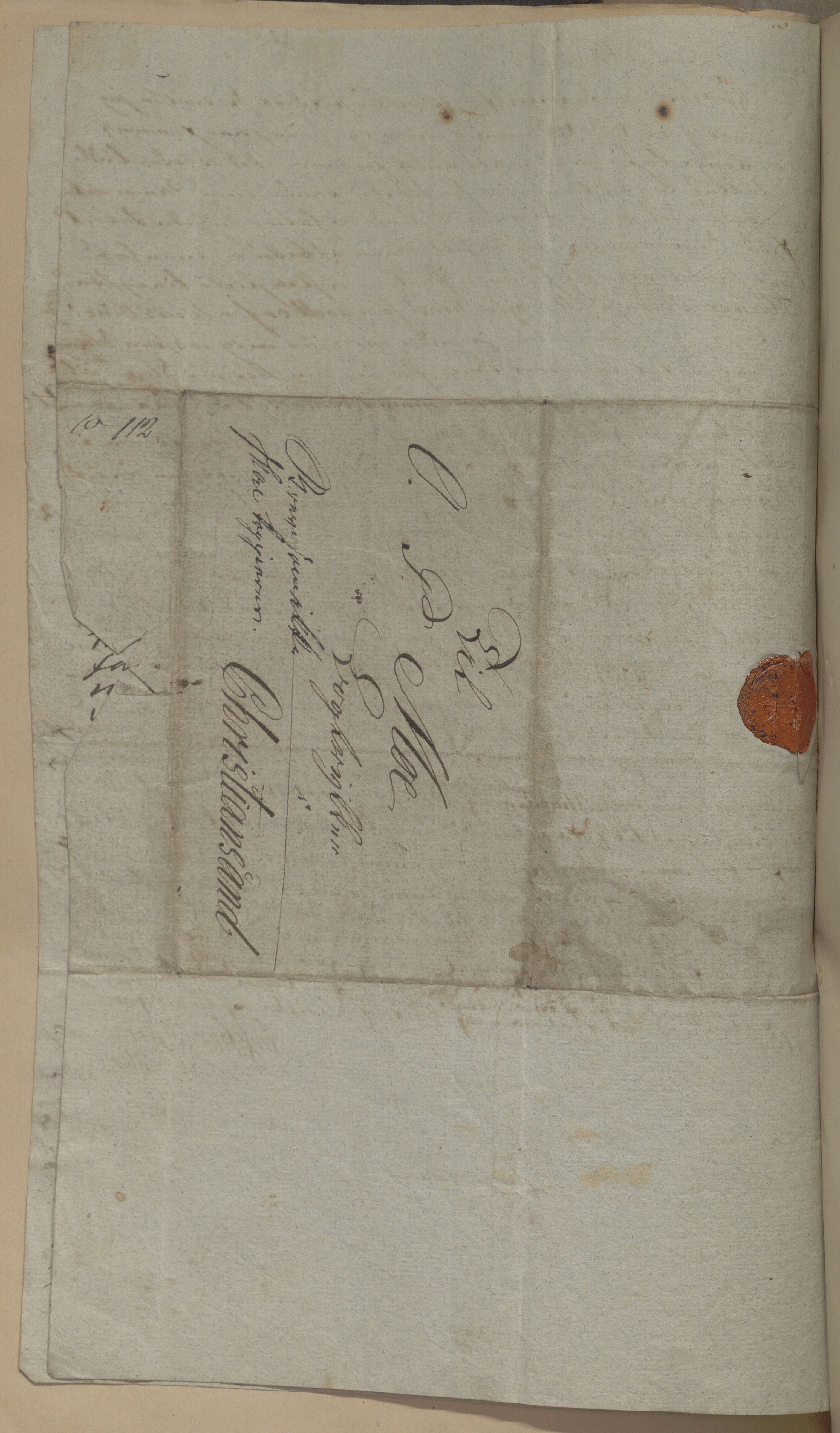 Heggtveitsamlingen, TMF/A-1007/H/L0050: Innbundne brev, Ms A, med innlagt registratur. , 1800-1850