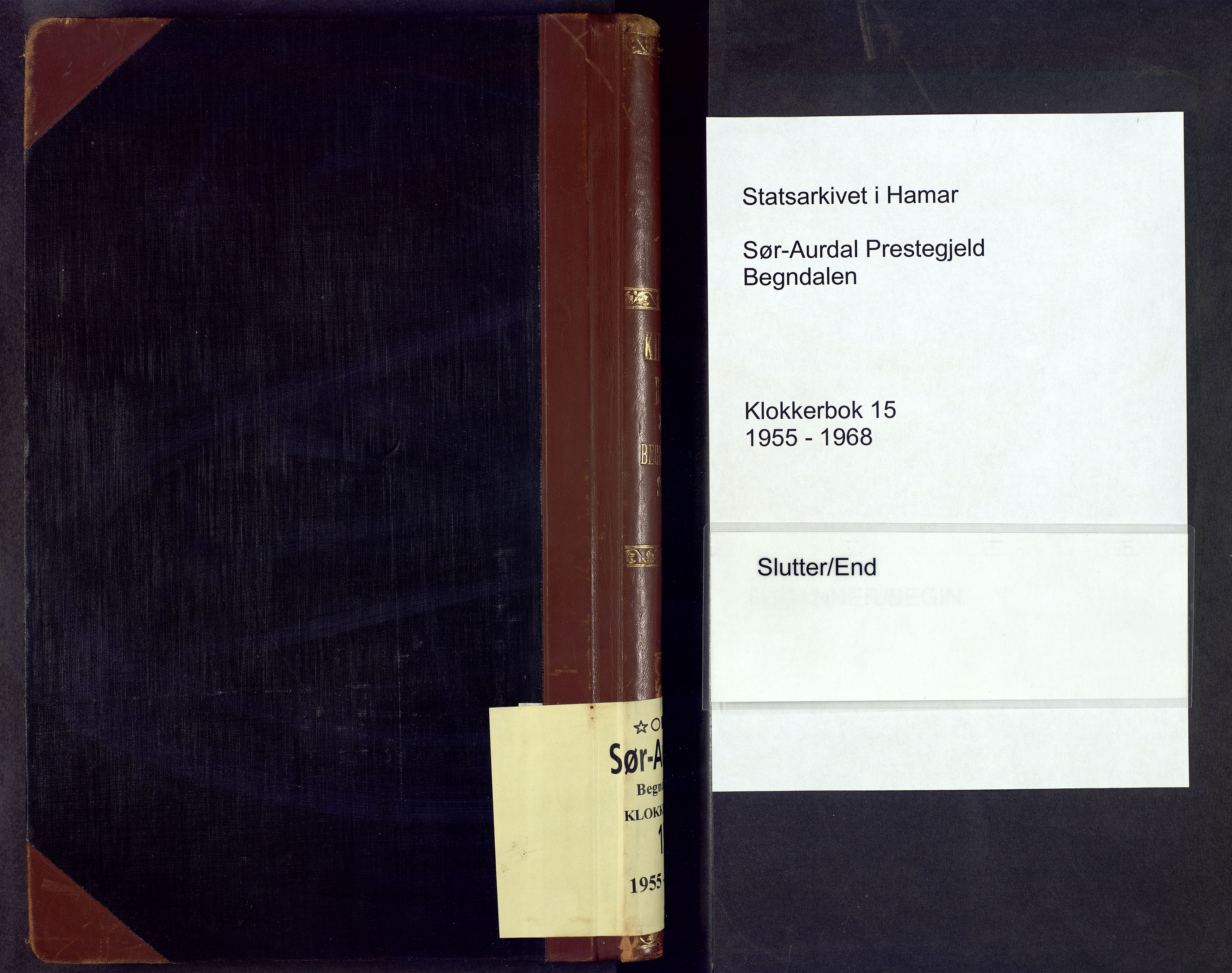 Sør-Aurdal prestekontor, AV/SAH-PREST-128/H/Ha/Hab/L0015: Parish register (copy) no. 15, 1955-1968