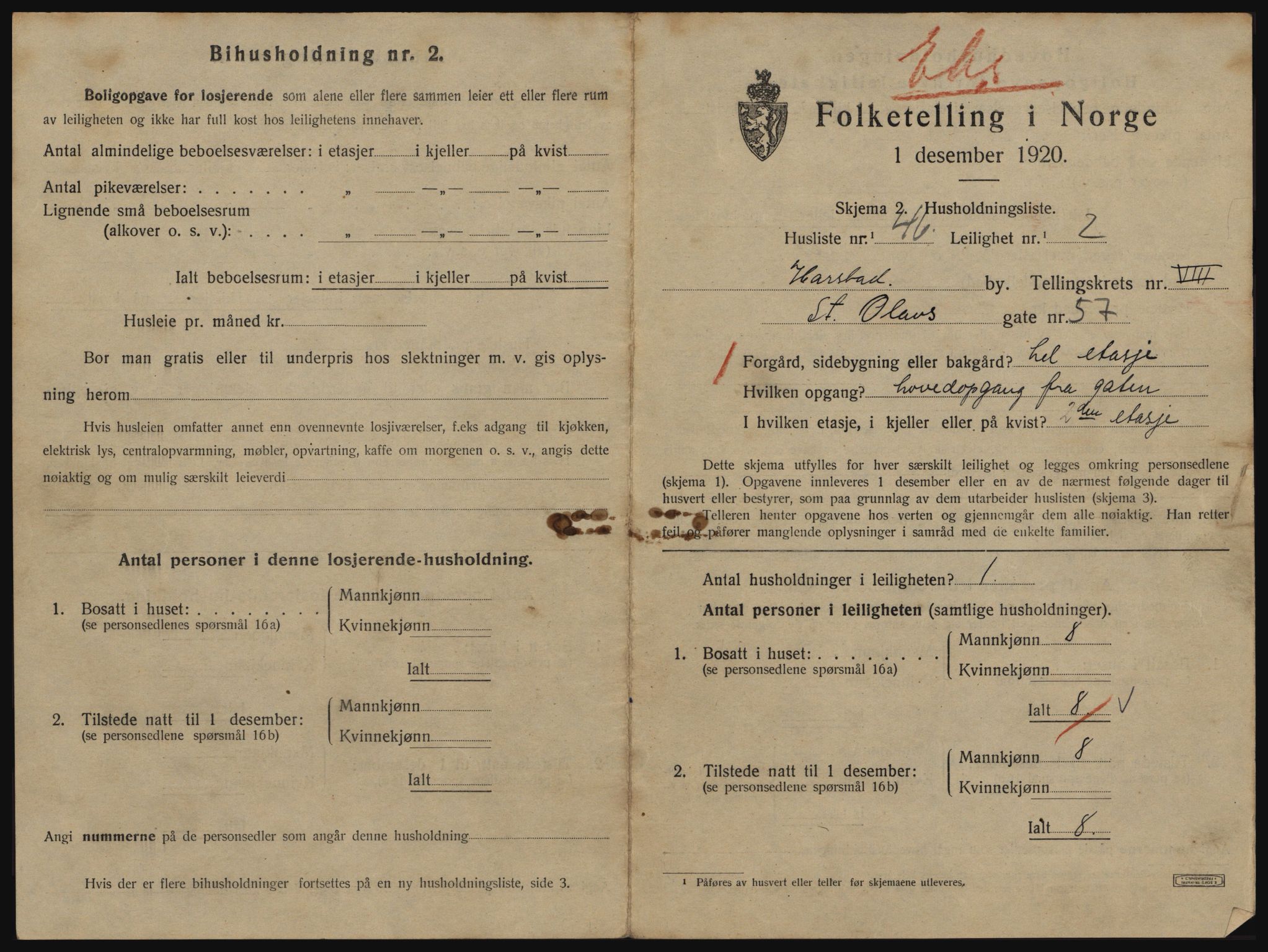 SATØ, 1920 census for Harstad, 1920, p. 2277