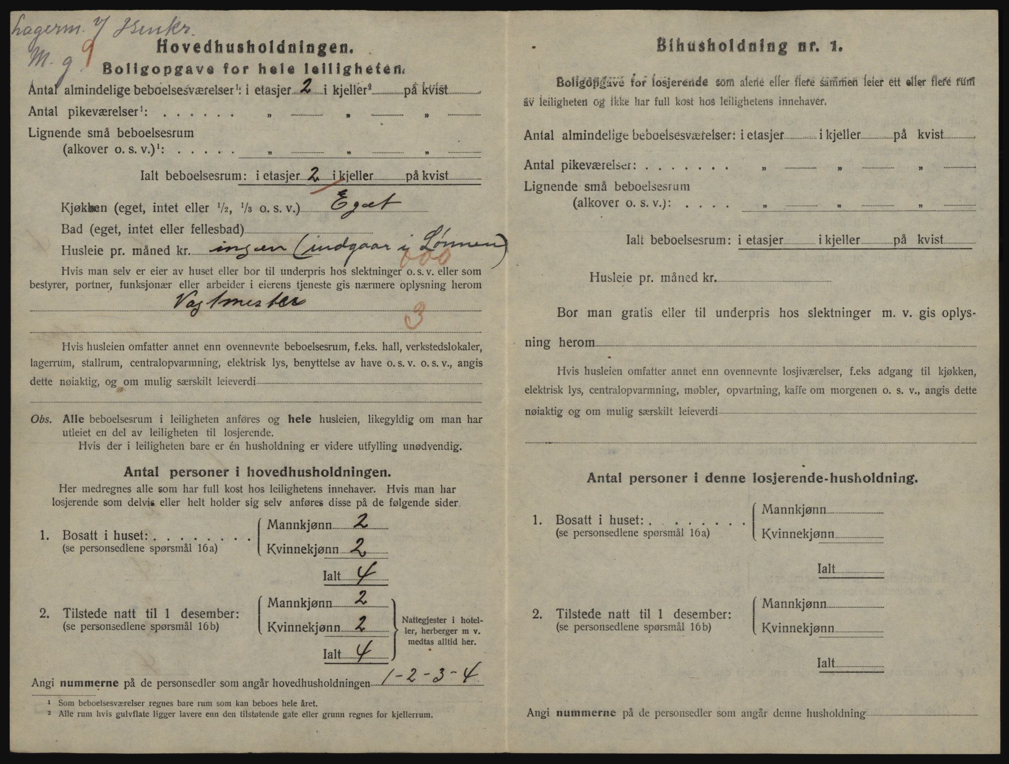 SAO, 1920 census for Kristiania, 1920, p. 377