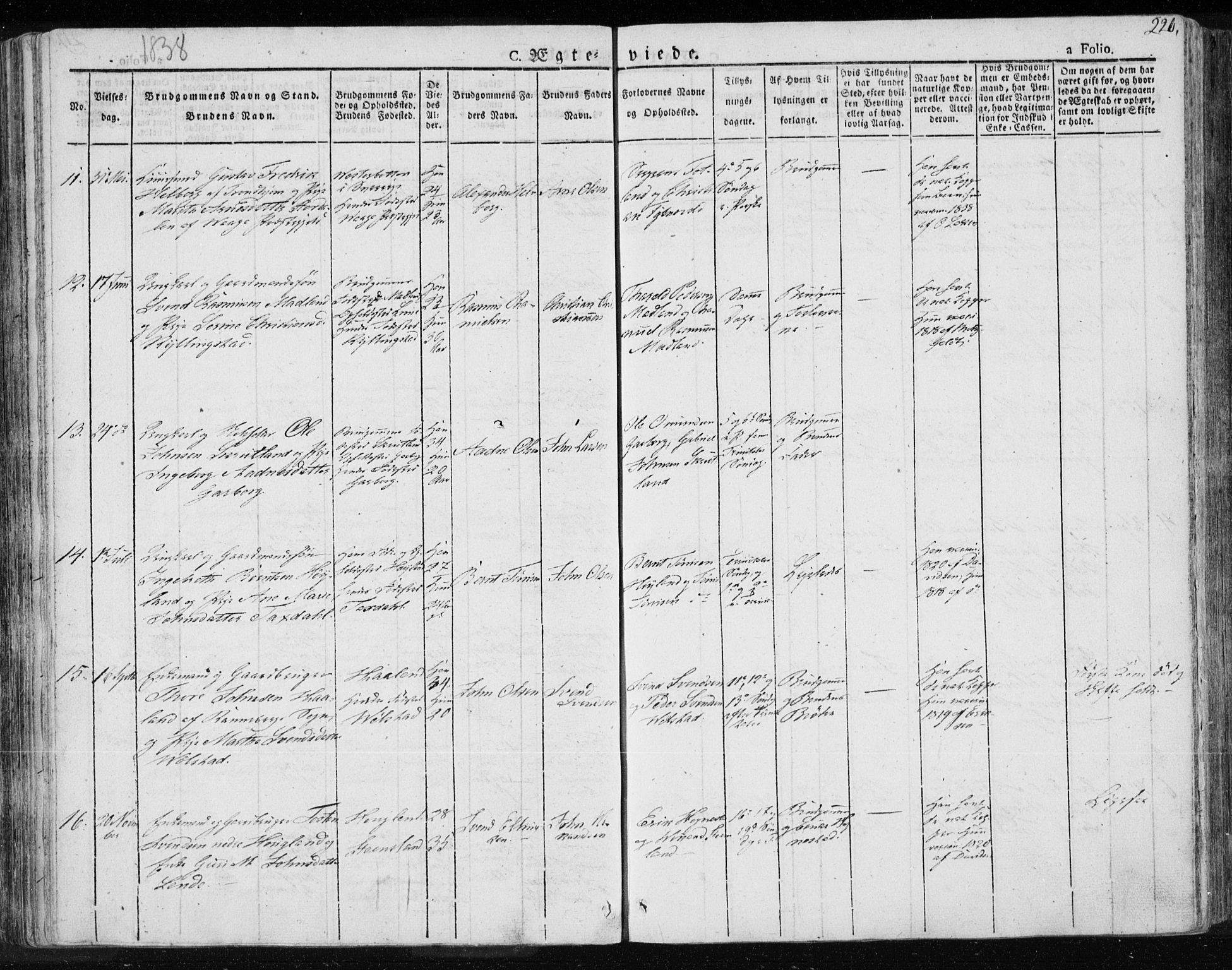 Lye sokneprestkontor, AV/SAST-A-101794/001/30BA/L0004: Parish register (official) no. A 4, 1826-1841, p. 220