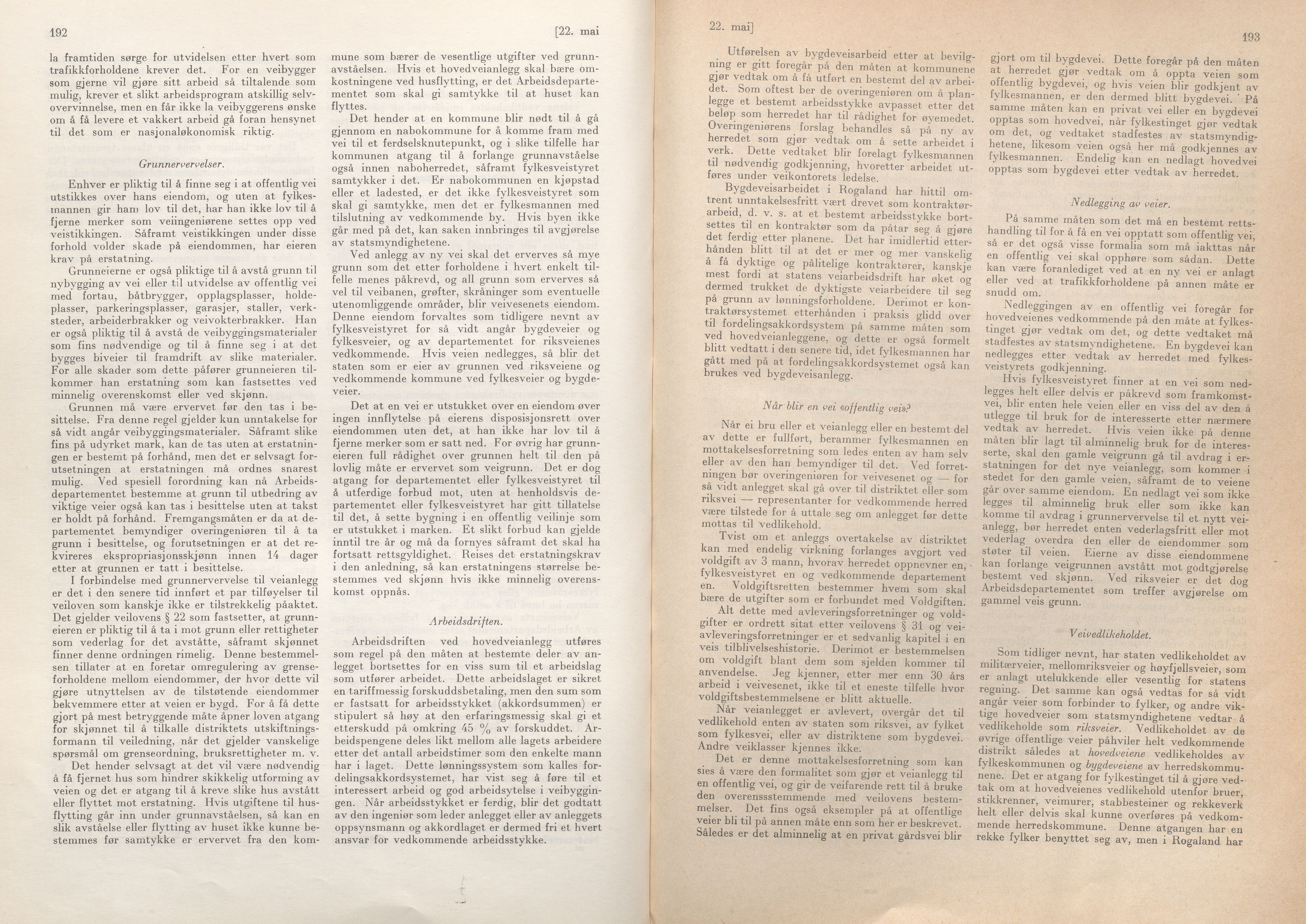 Rogaland fylkeskommune - Fylkesrådmannen , IKAR/A-900/A/Aa/Aaa/L0061: Møtebok , 1942, p. 192-193