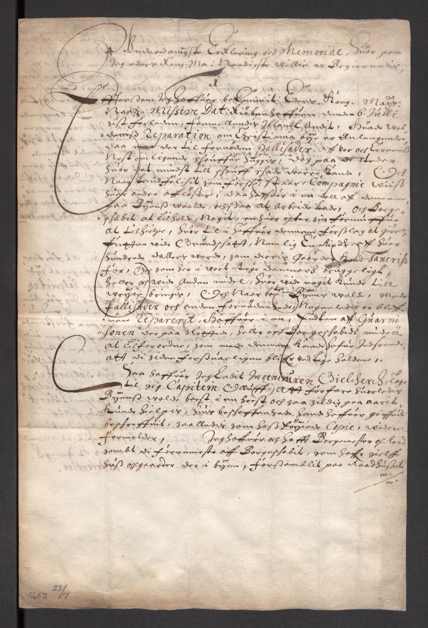 Danske Kanselli 1572-1799, AV/RA-EA-3023/F/Fc/Fcc/Fcca/L0014: Norske innlegg 1572-1799, 1653, p. 137