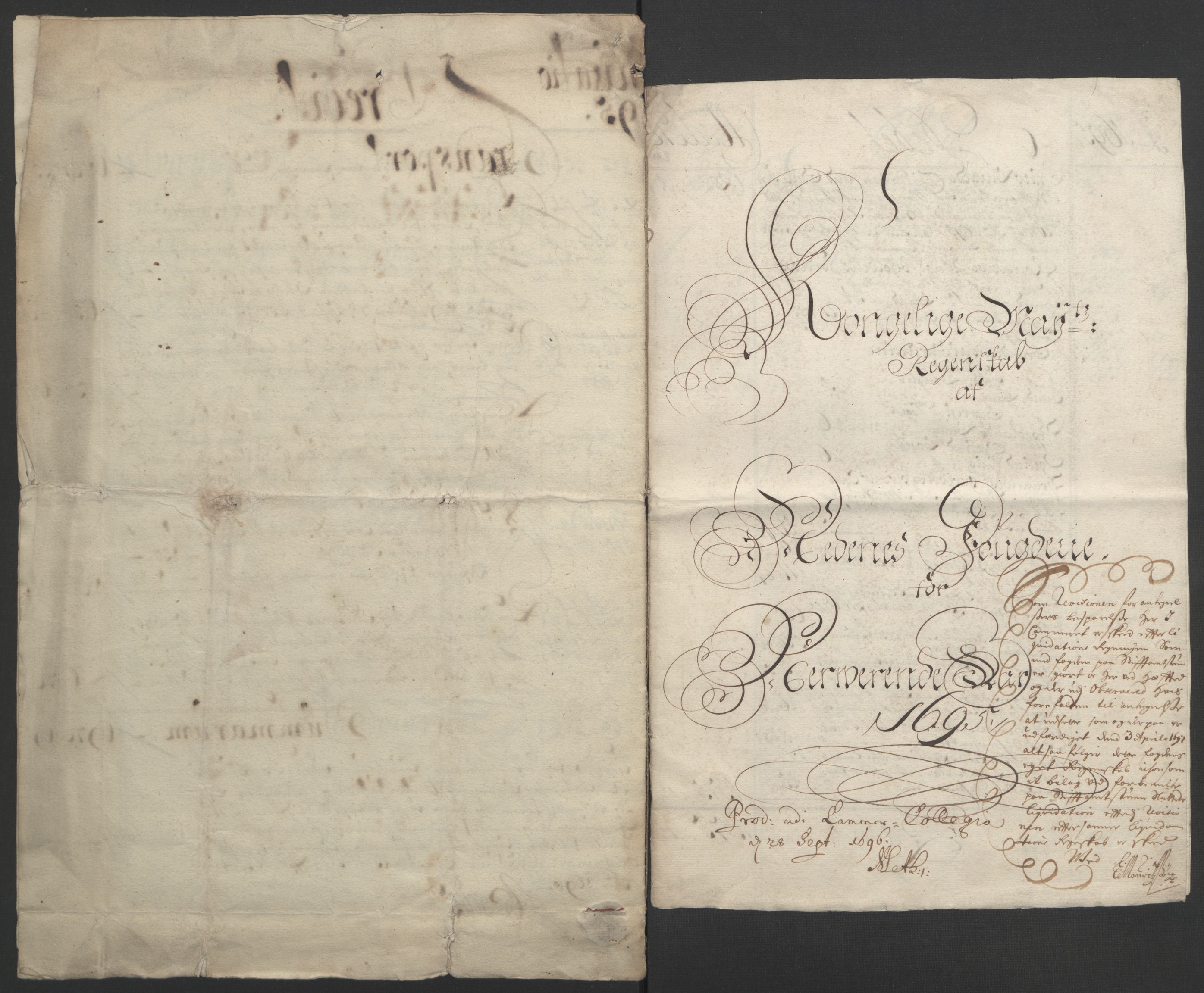 Rentekammeret inntil 1814, Reviderte regnskaper, Fogderegnskap, AV/RA-EA-4092/R39/L2312: Fogderegnskap Nedenes, 1693-1695, p. 230