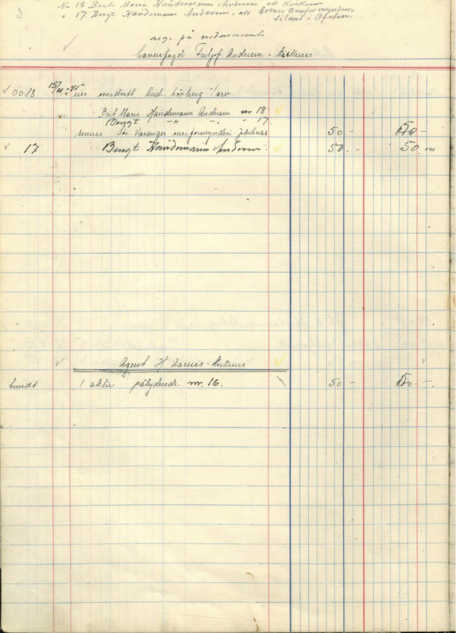  Polarbil AS, FMFB/A-1033/F/Fa/L0001: Aksjeprotokoll, 1945-1955