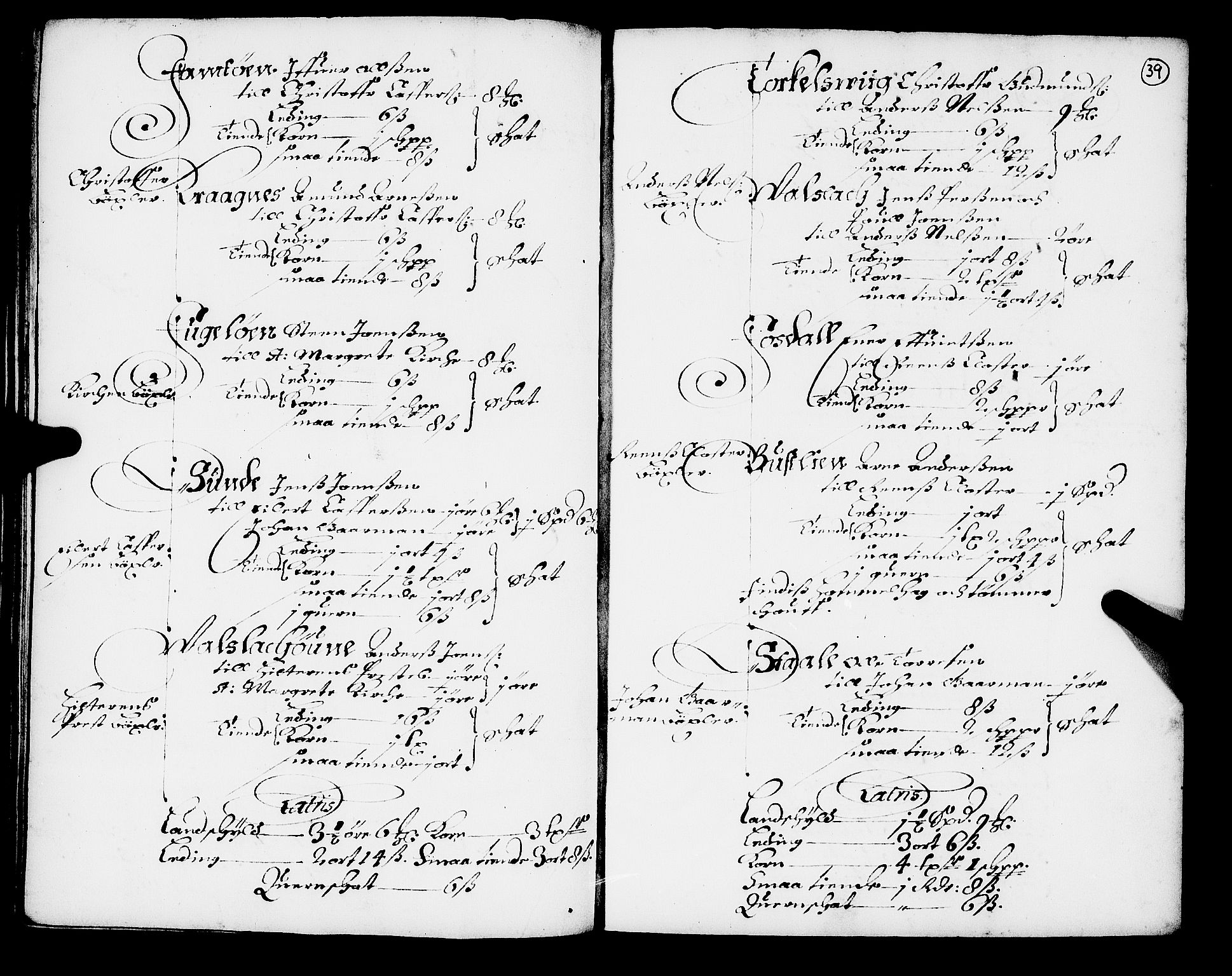 Rentekammeret inntil 1814, Realistisk ordnet avdeling, AV/RA-EA-4070/N/Nb/Nba/L0049: Fosen fogderi, 1668, p. 38b-39a