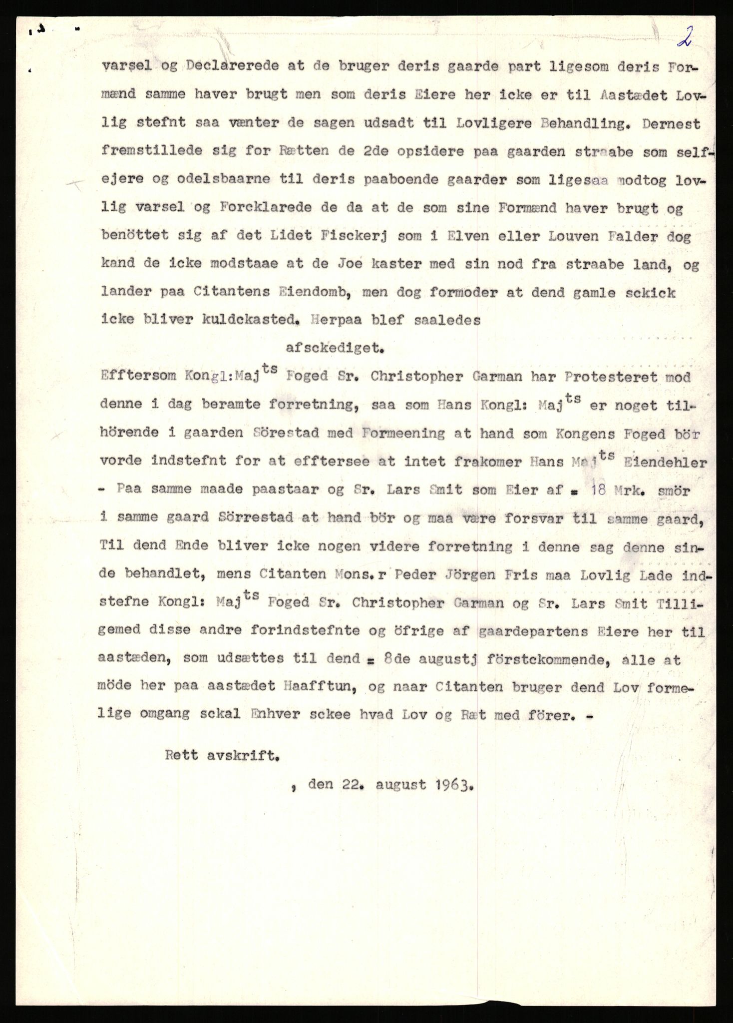 Statsarkivet i Stavanger, AV/SAST-A-101971/03/Y/Yj/L0038: Avskrifter sortert etter gårdsnavn: Hodne - Holte, 1750-1930, p. 89