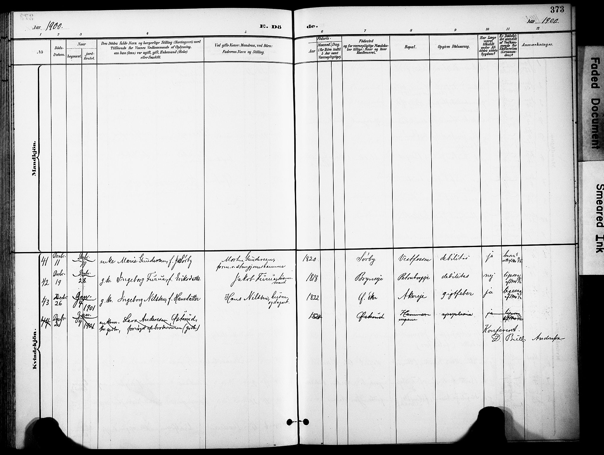 Eiker kirkebøker, AV/SAKO-A-4/F/Fb/L0003: Parish register (official) no. II 3, 1896-1942, p. 373