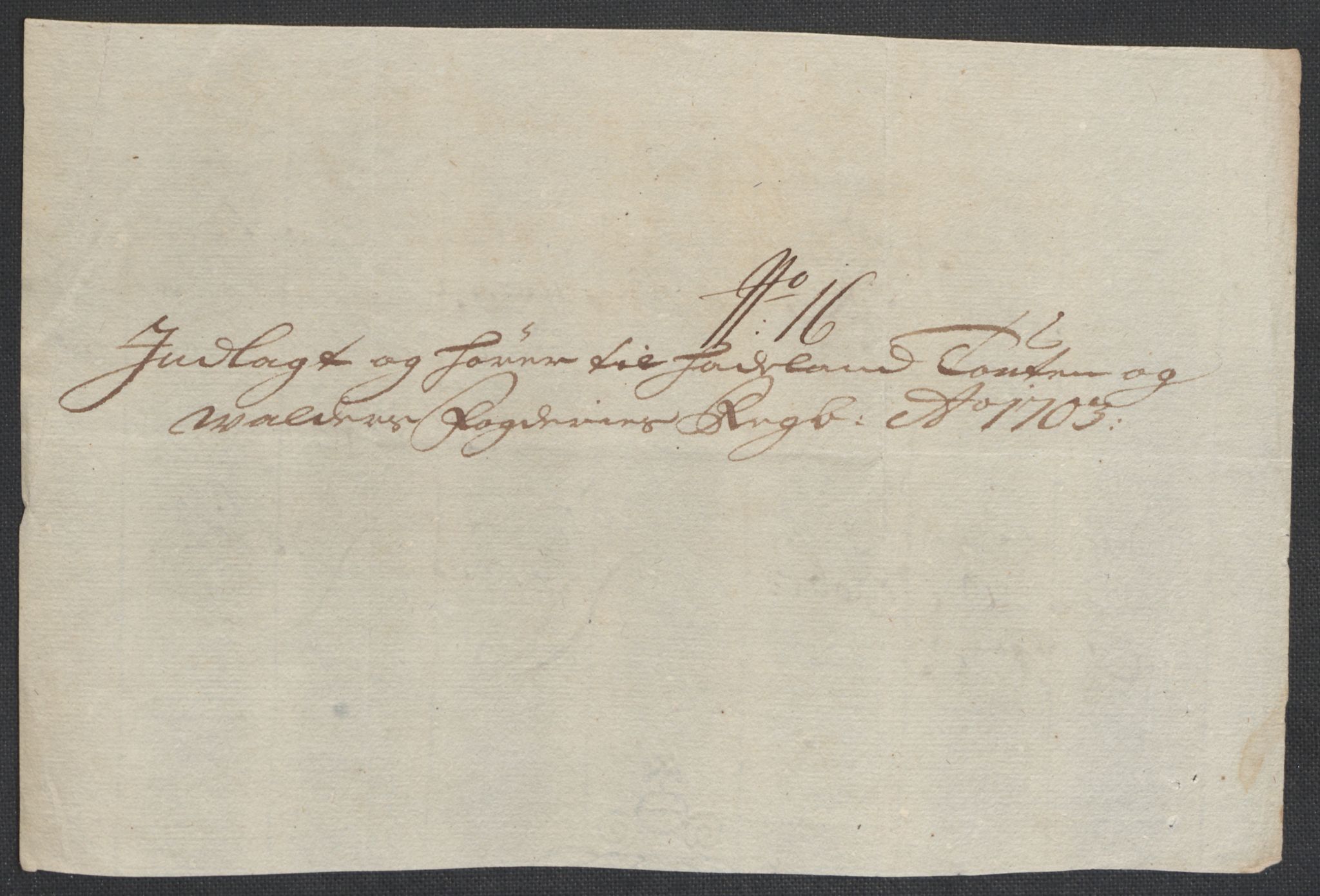 Rentekammeret inntil 1814, Reviderte regnskaper, Fogderegnskap, RA/EA-4092/R18/L1301: Fogderegnskap Hadeland, Toten og Valdres, 1703, p. 104