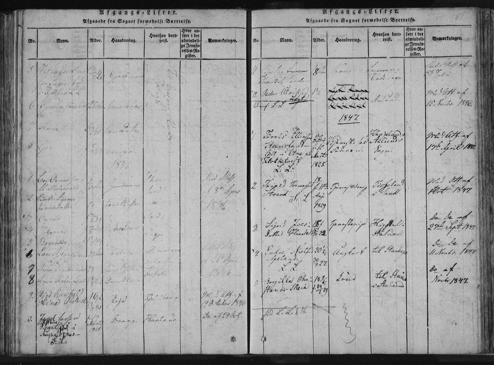 Vikedal sokneprestkontor, AV/SAST-A-101840/01/IV: Parish register (official) no. A 4, 1816-1850, p. 286