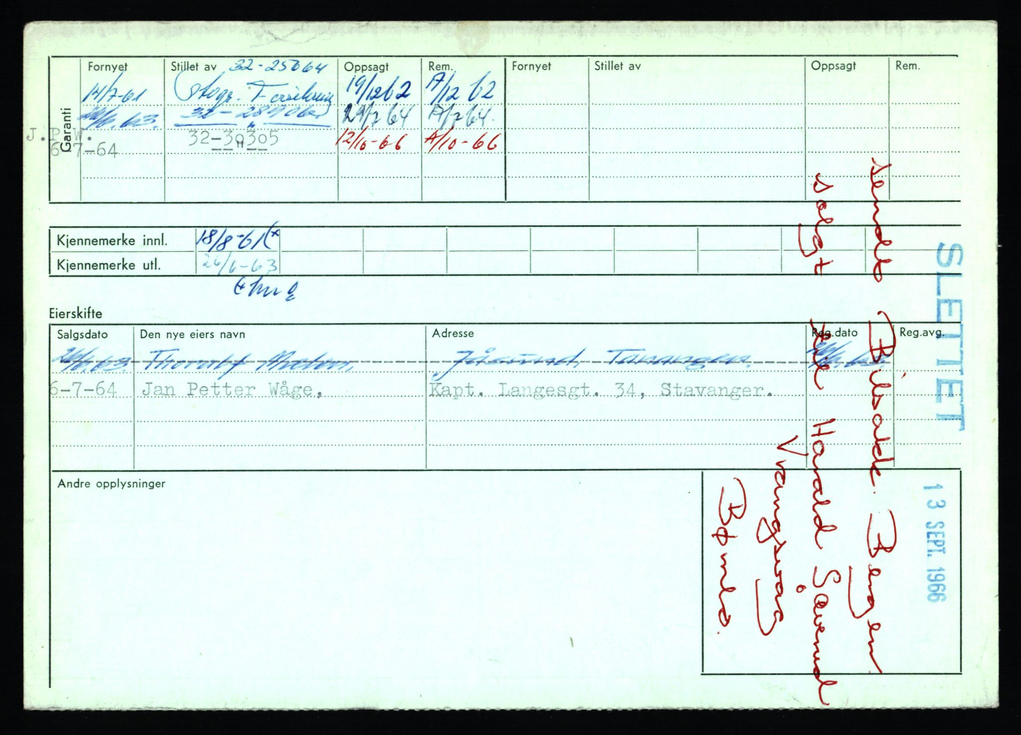 Stavanger trafikkstasjon, AV/SAST-A-101942/0/F/L0074: L-86500 - L-88799, 1930-1971, p. 1693