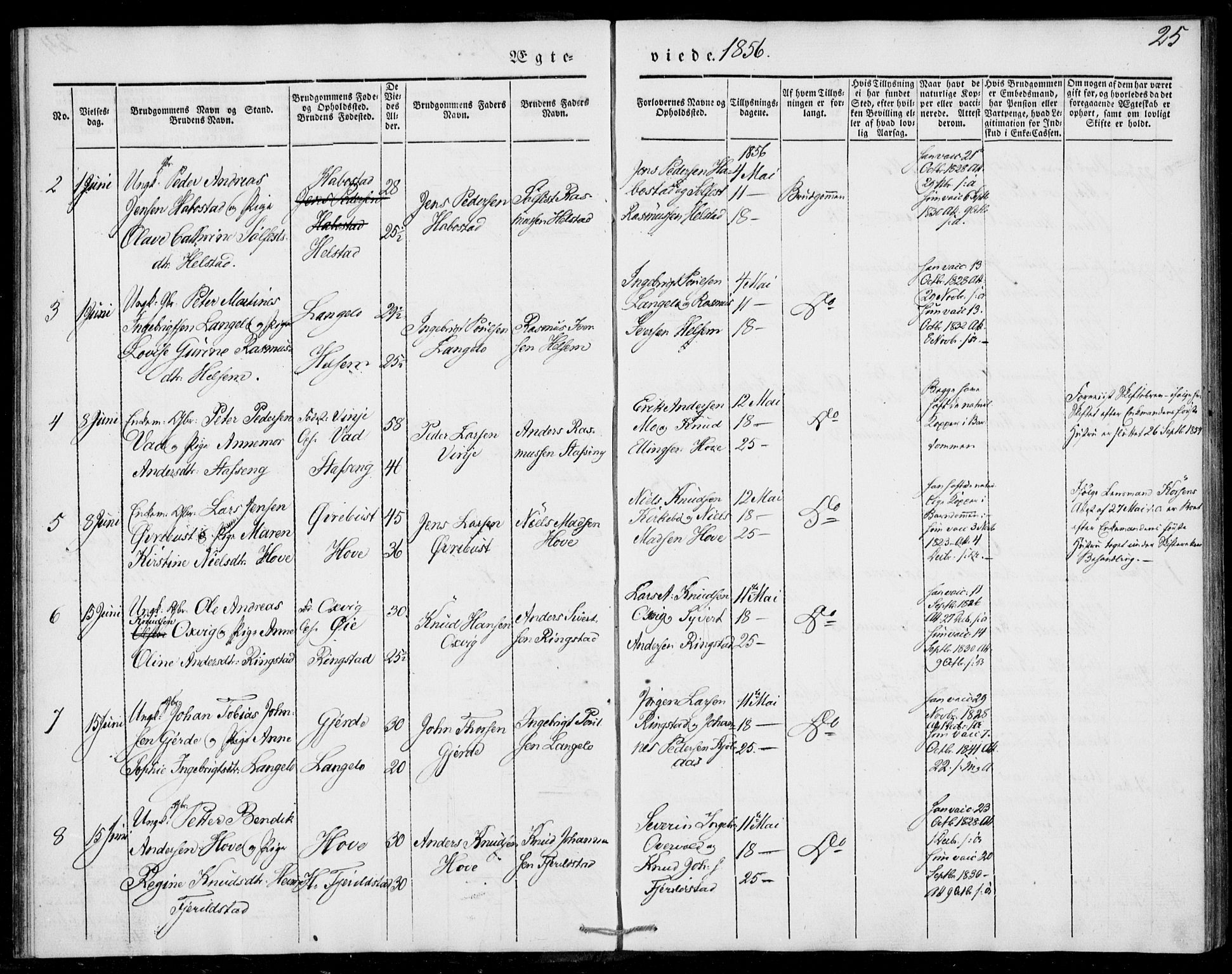 Ministerialprotokoller, klokkerbøker og fødselsregistre - Møre og Romsdal, AV/SAT-A-1454/520/L0276: Parish register (official) no. 520A06, 1844-1881, p. 25