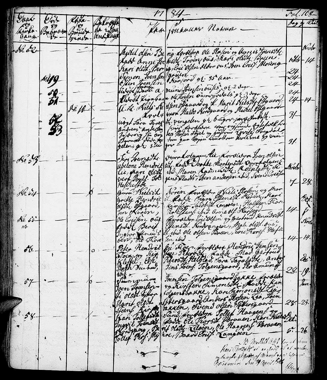 Tolga prestekontor, SAH/PREST-062/K/L0002: Parish register (official) no. 2, 1768-1786, p. 168