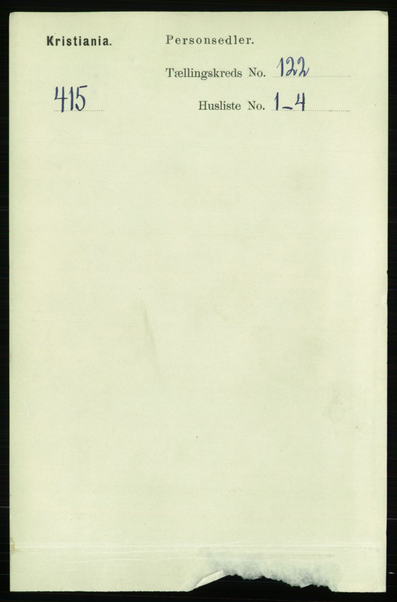RA, 1891 census for 0301 Kristiania, 1891, p. 64617