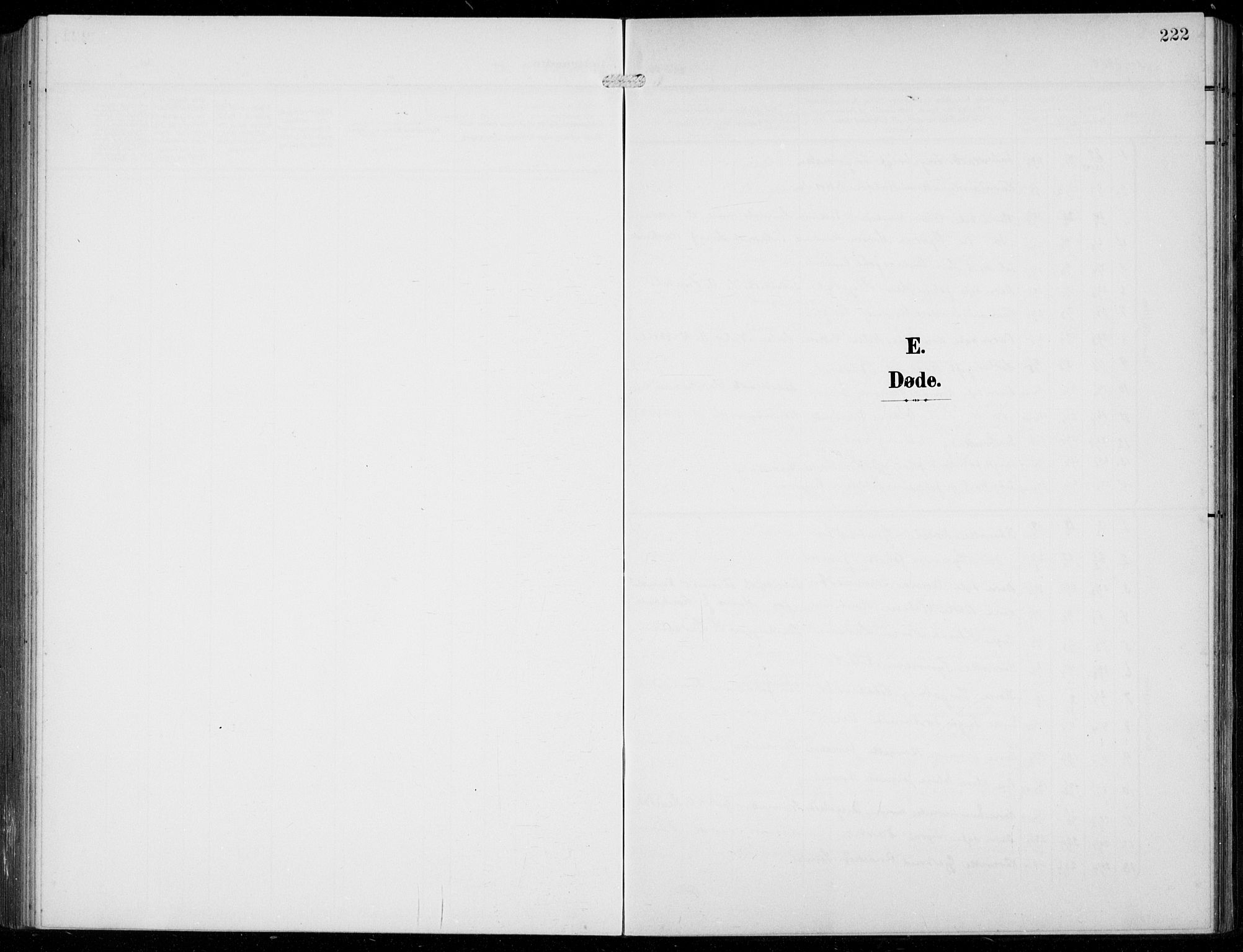 Bruvik Sokneprestembete, SAB/A-74701/H/Hab: Parish register (copy) no. A  4, 1908-1937, p. 222