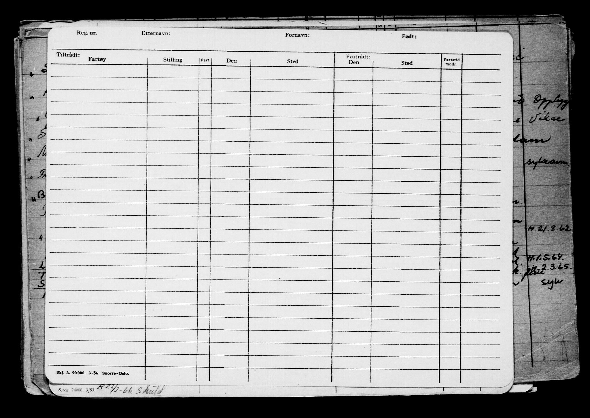 Direktoratet for sjømenn, AV/RA-S-3545/G/Gb/L0068: Hovedkort, 1906, p. 90