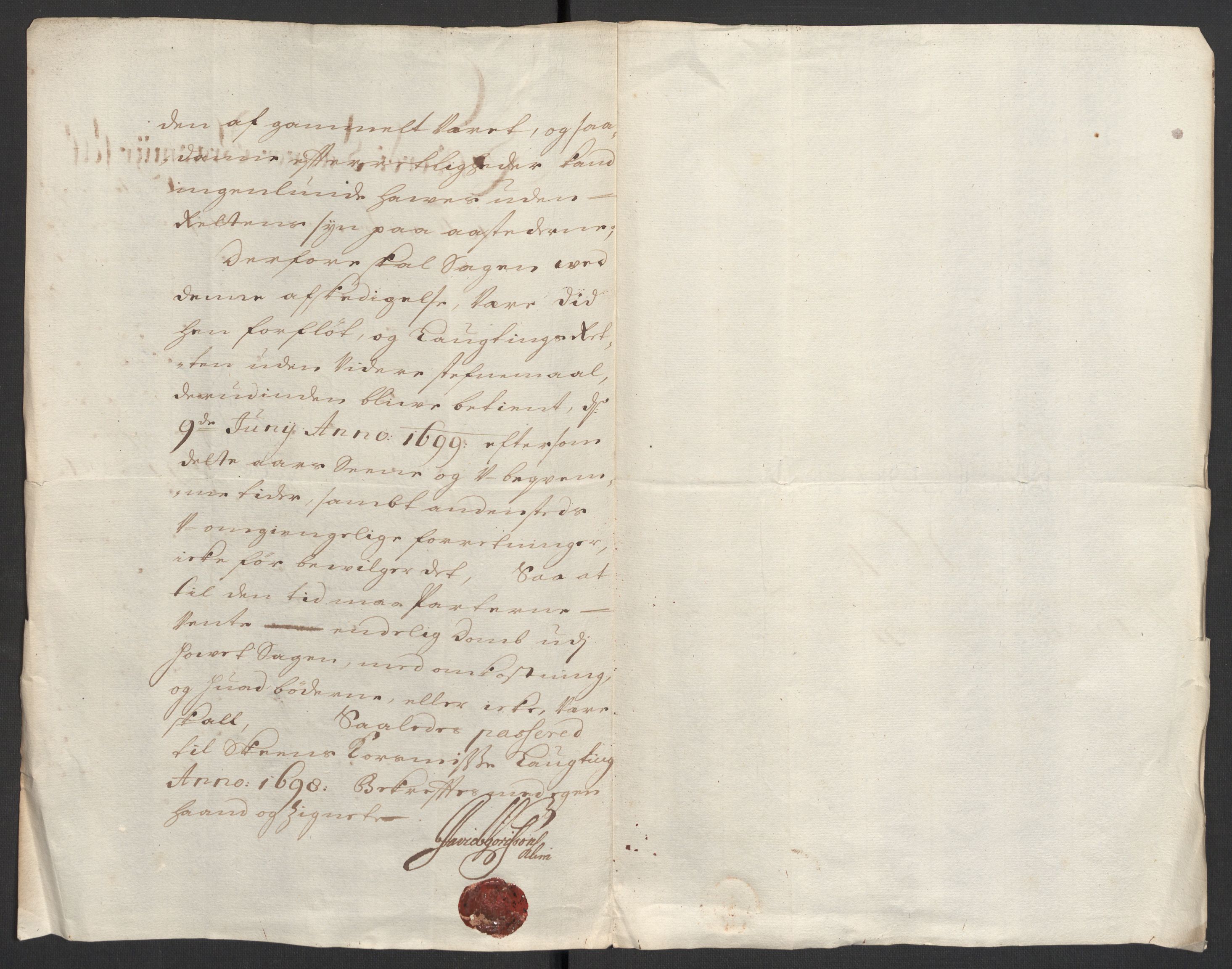 Rentekammeret inntil 1814, Reviderte regnskaper, Fogderegnskap, AV/RA-EA-4092/R36/L2101: Fogderegnskap Øvre og Nedre Telemark og Bamble, 1699, p. 91