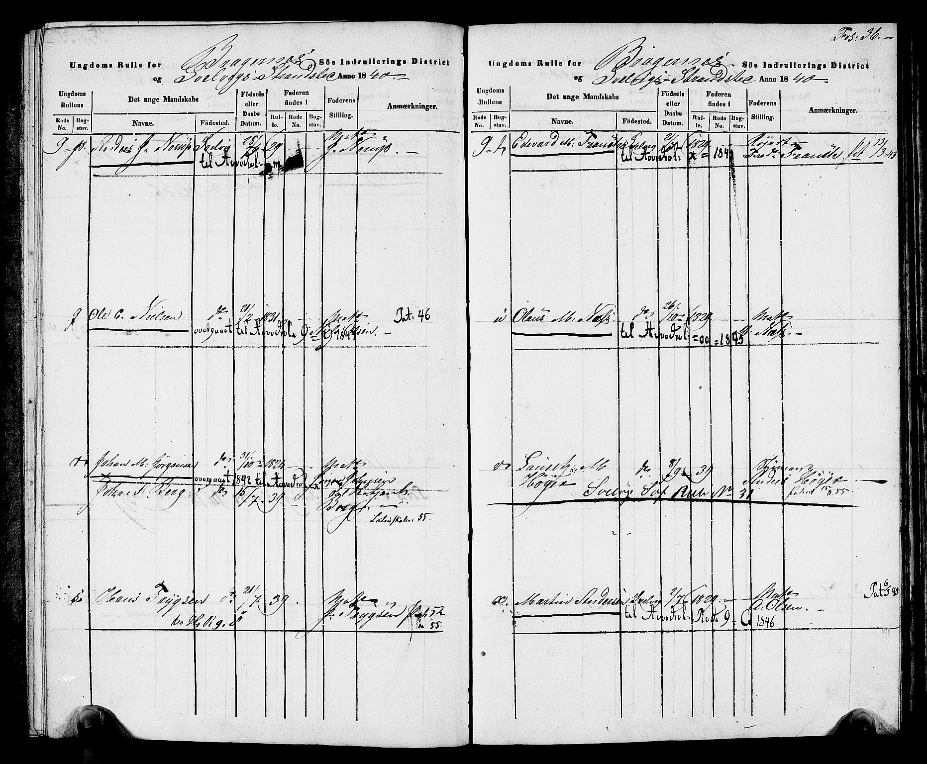 Drammen innrulleringsdistrikt, AV/SAKO-A-781/F/Fa/L0006: Ungdomsrulle for Strømmen, Svelvik, Holmsbu og Filtvet ladesteder, 1840-1841, p. 28