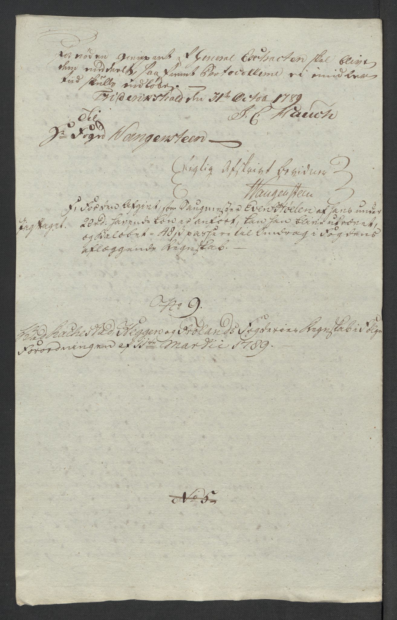 Rentekammeret inntil 1814, Reviderte regnskaper, Mindre regnskaper, AV/RA-EA-4068/Rf/Rfe/L0035: Rakkestad, Heggen og Frøland fogderi, 1789, p. 10