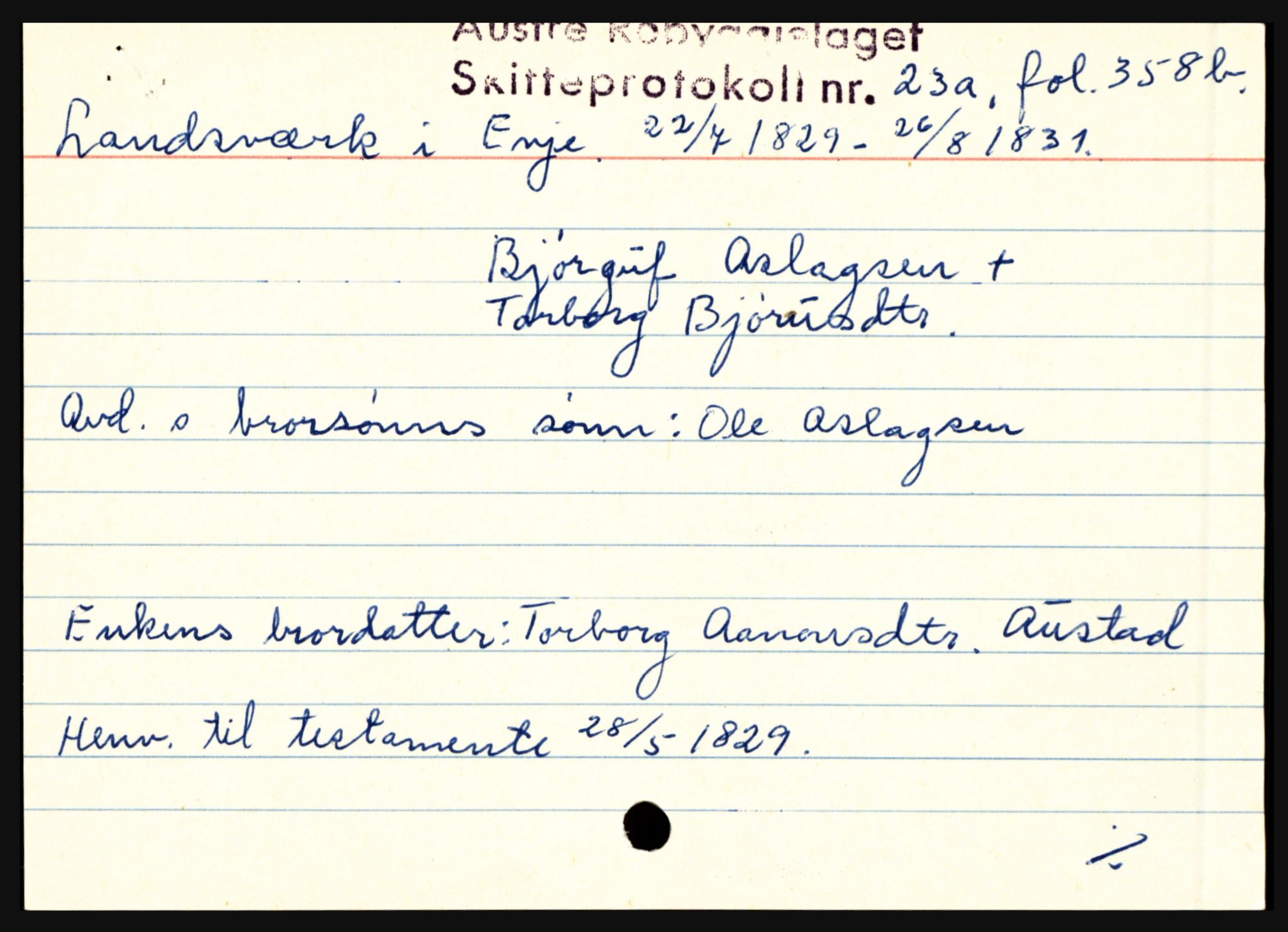 Østre Råbyggelag sorenskriveri, AV/SAK-1221-0016/H, p. 6923