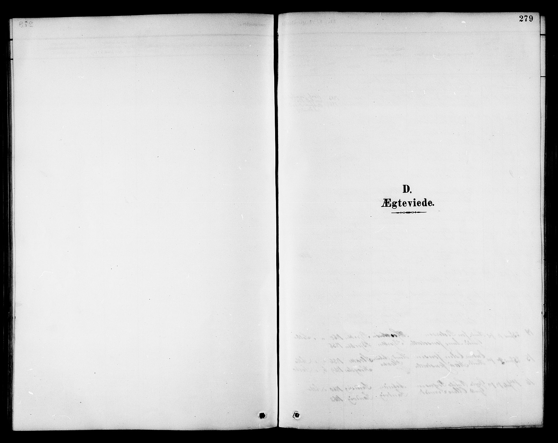 Ministerialprotokoller, klokkerbøker og fødselsregistre - Sør-Trøndelag, SAT/A-1456/695/L1157: Parish register (copy) no. 695C08, 1889-1913, p. 279