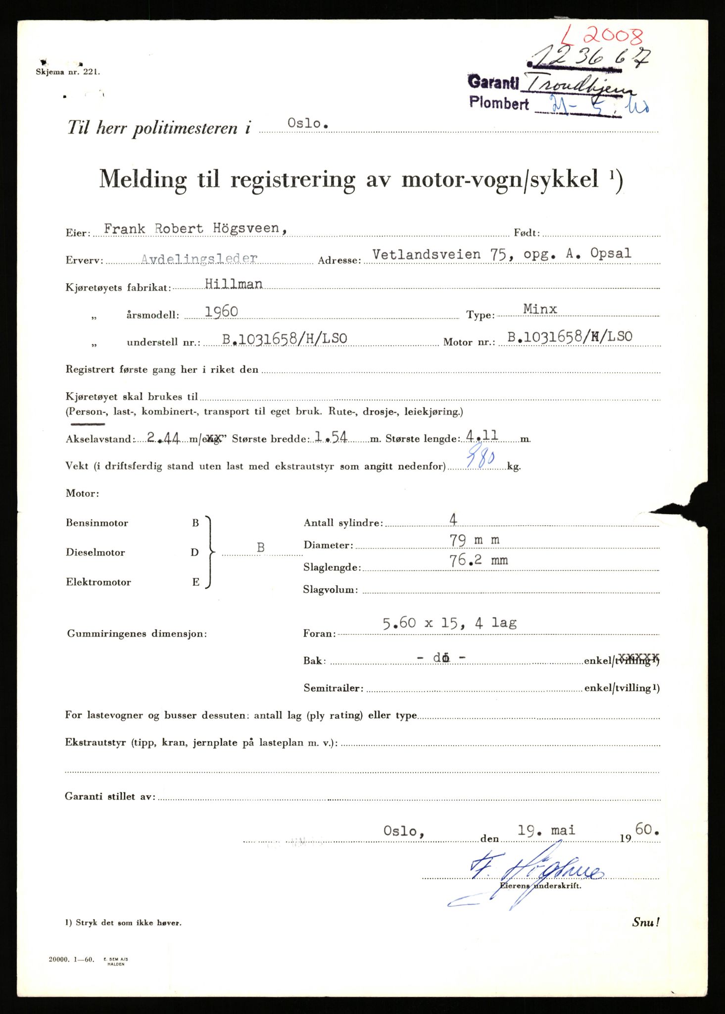 Stavanger trafikkstasjon, AV/SAST-A-101942/0/F/L0006: L-1700 - L-2149, 1930-1971, p. 1279