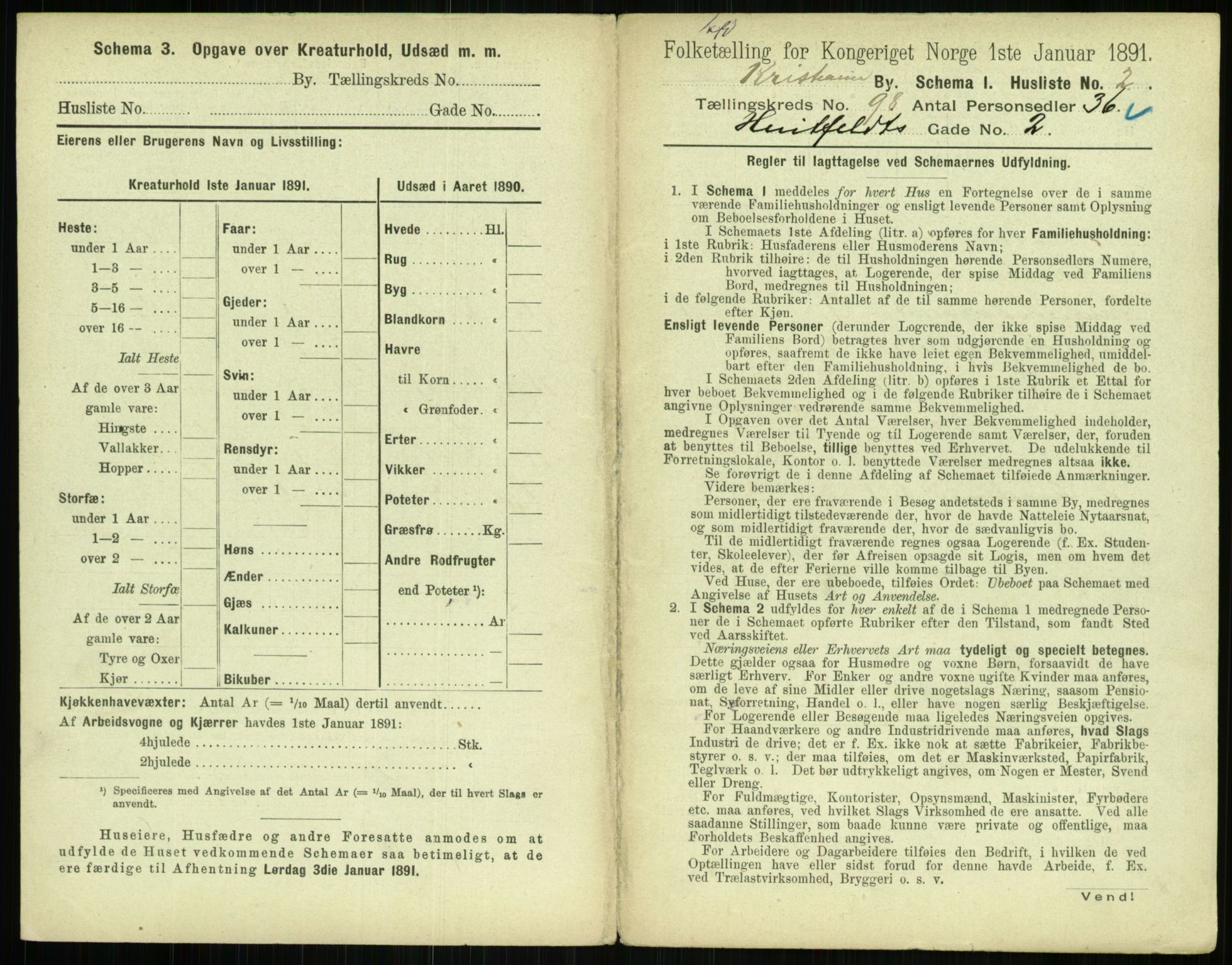 RA, 1891 census for 0301 Kristiania, 1891, p. 47647