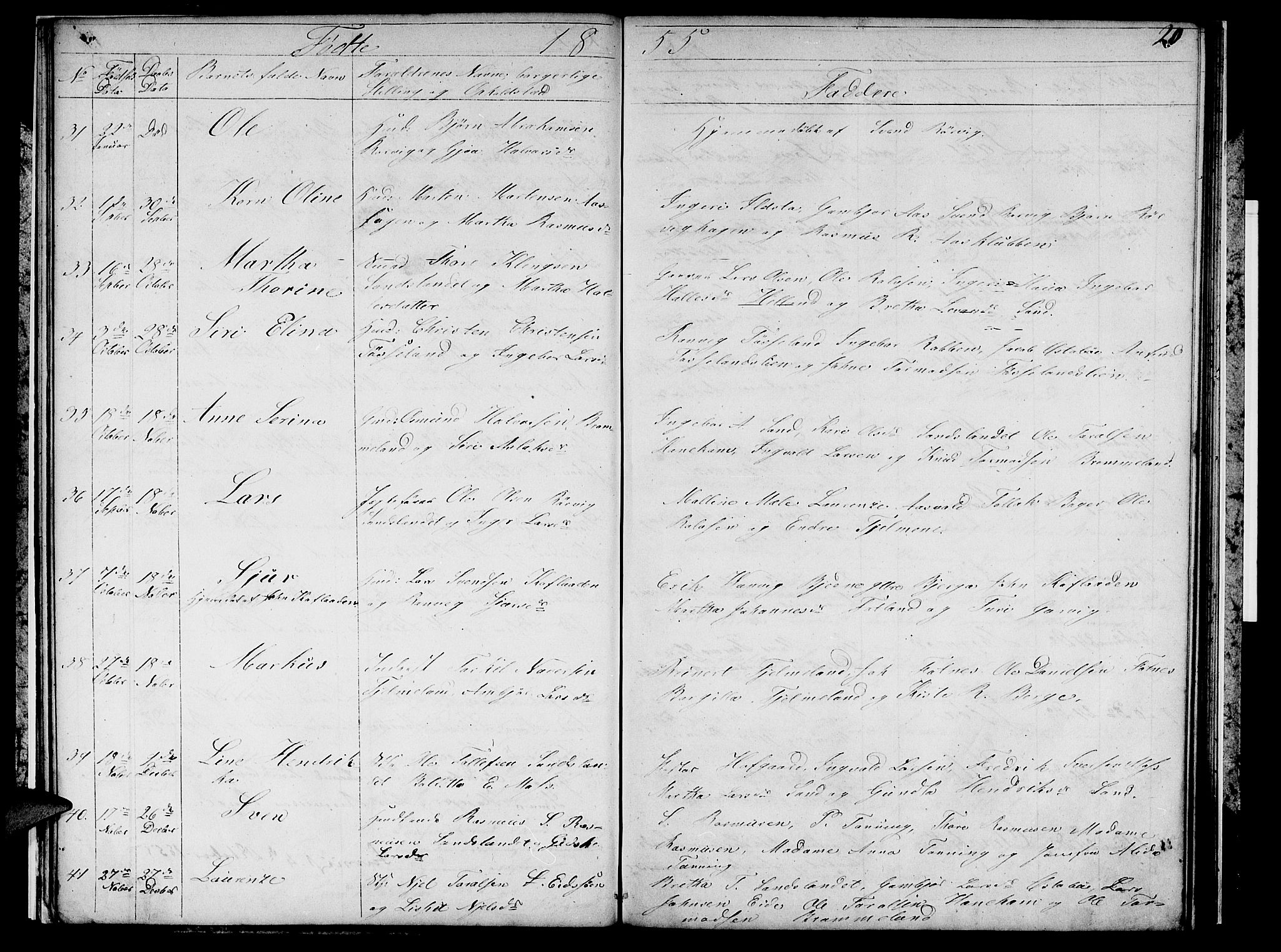 Sand sokneprestkontor, AV/SAST-A-101848/01/IV/L0002: Parish register (copy) no. B 2, 1852-1871, p. 20