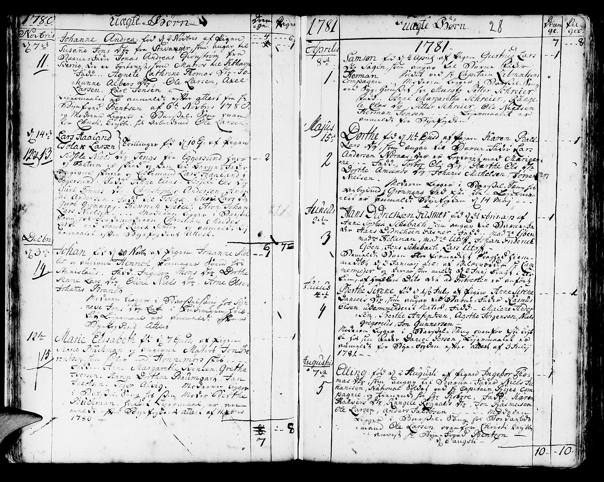 Korskirken sokneprestembete, SAB/A-76101/H/Haa/L0005: Parish register (official) no. A 5, 1751-1789, p. 251
