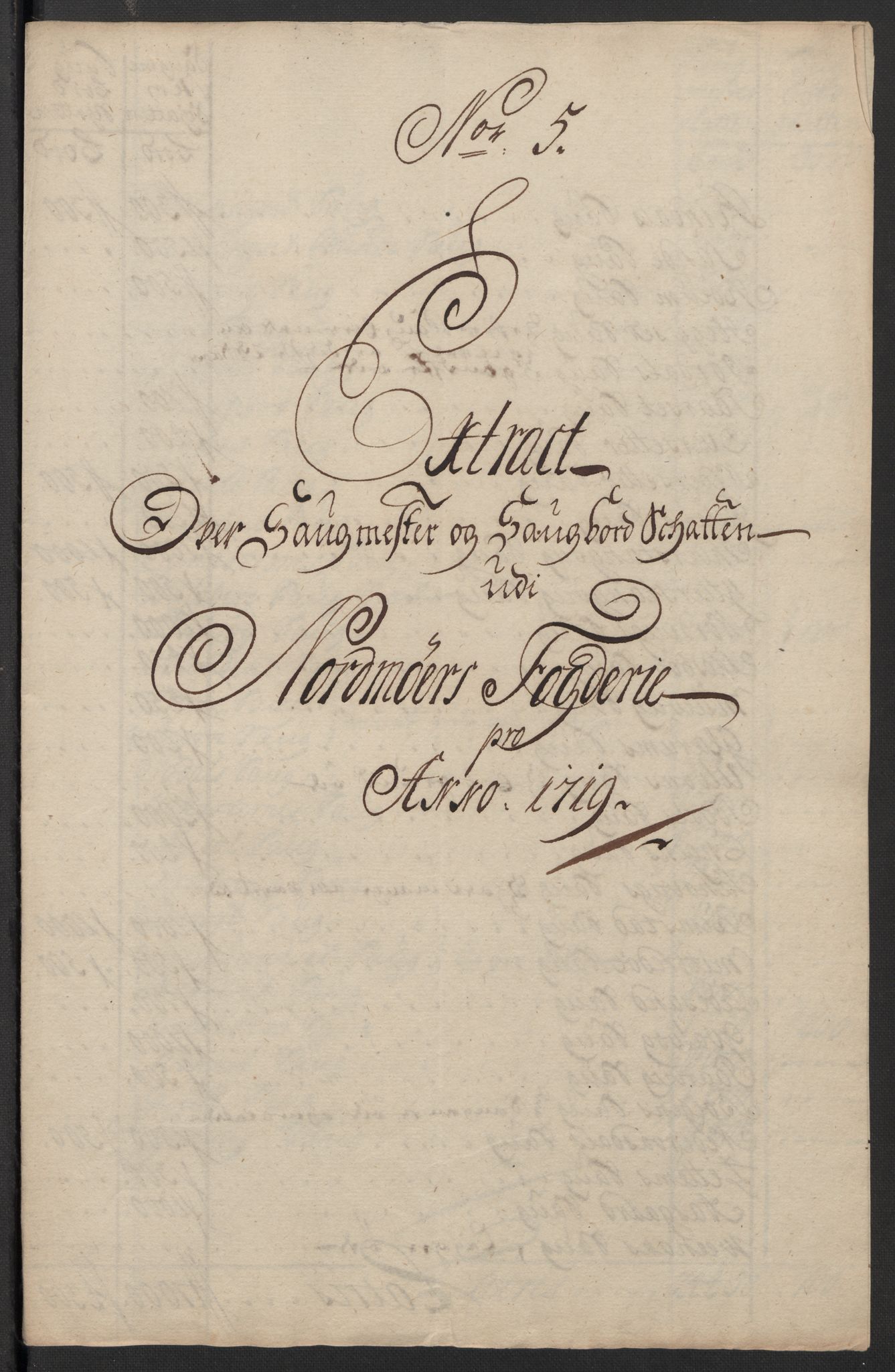 Rentekammeret inntil 1814, Reviderte regnskaper, Fogderegnskap, AV/RA-EA-4092/R56/L3752: Fogderegnskap Nordmøre, 1719, p. 107