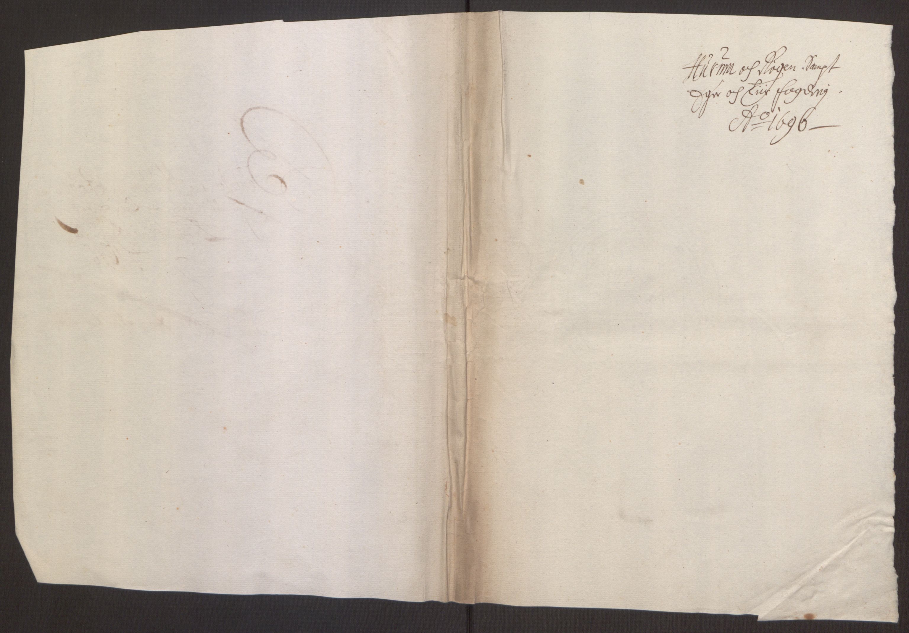 Rentekammeret inntil 1814, Reviderte regnskaper, Fogderegnskap, RA/EA-4092/R30/L1694: Fogderegnskap Hurum, Røyken, Eiker og Lier, 1694-1696, p. 316