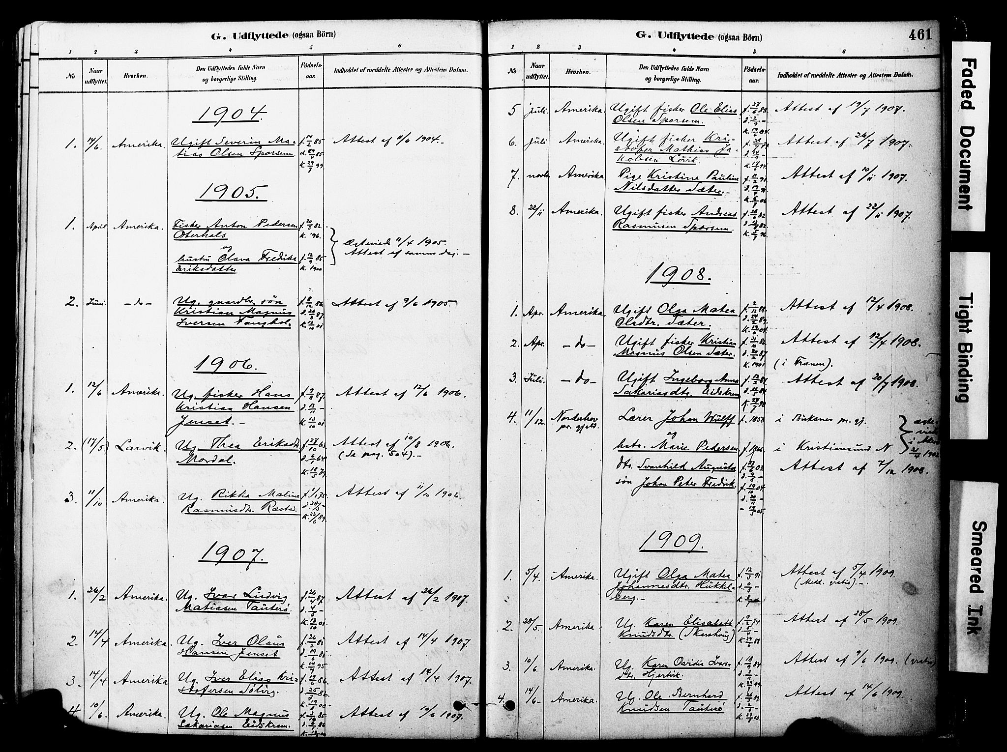 Ministerialprotokoller, klokkerbøker og fødselsregistre - Møre og Romsdal, SAT/A-1454/560/L0721: Parish register (official) no. 560A05, 1878-1917, p. 461