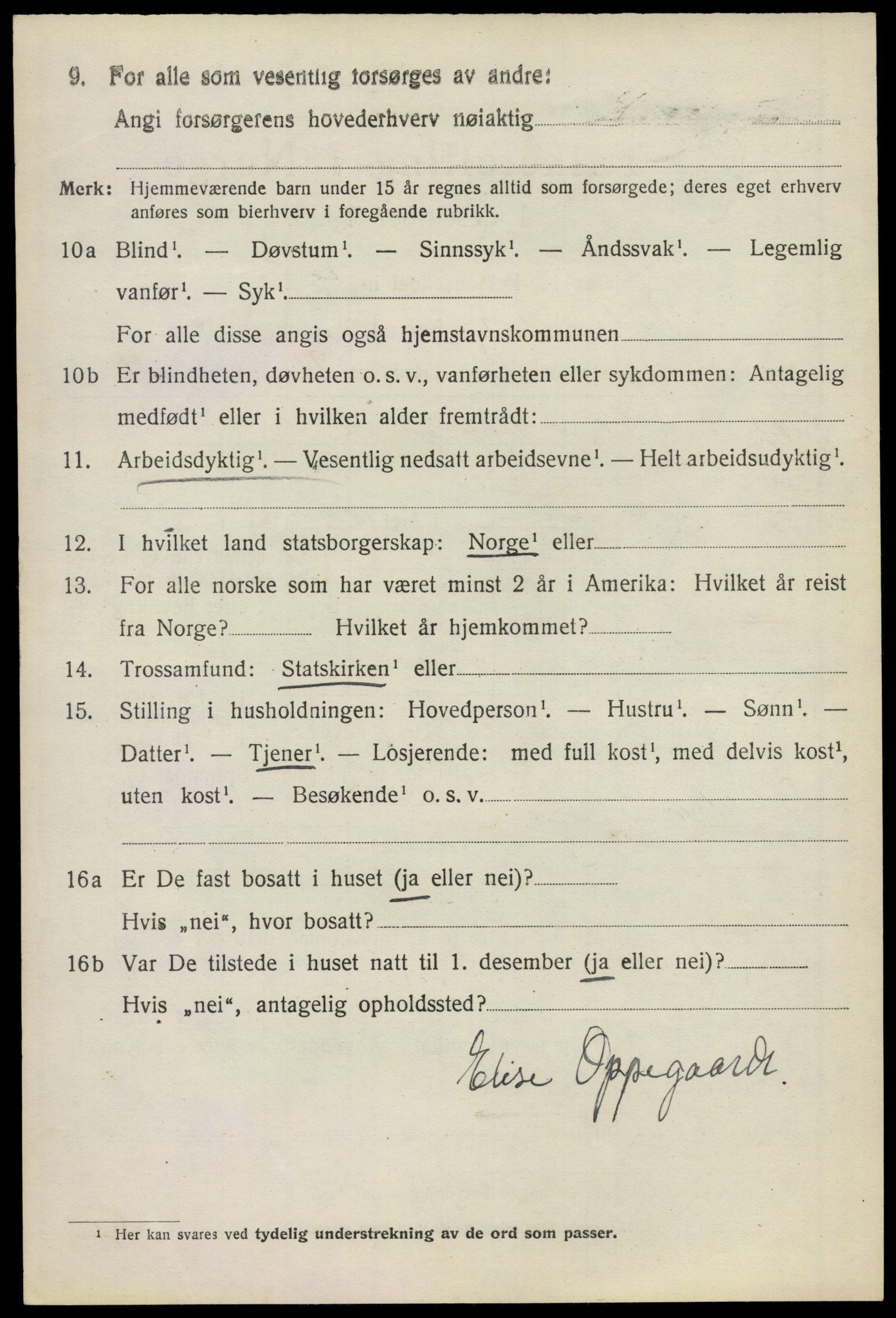 SAO, 1920 census for Eidsvoll, 1920, p. 18412