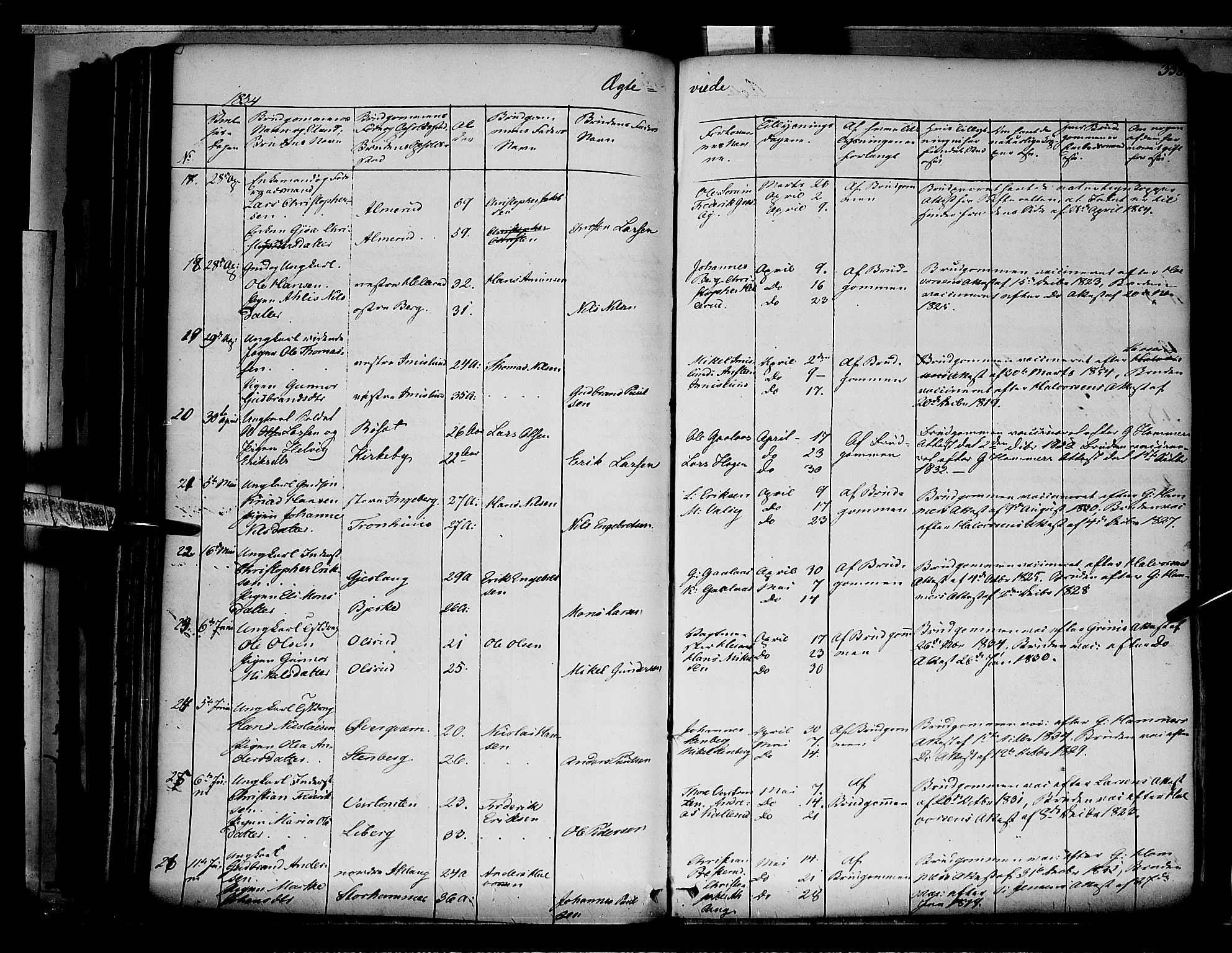 Vang prestekontor, Hedmark, SAH/PREST-008/H/Ha/Haa/L0010: Parish register (official) no. 10, 1841-1855, p. 338