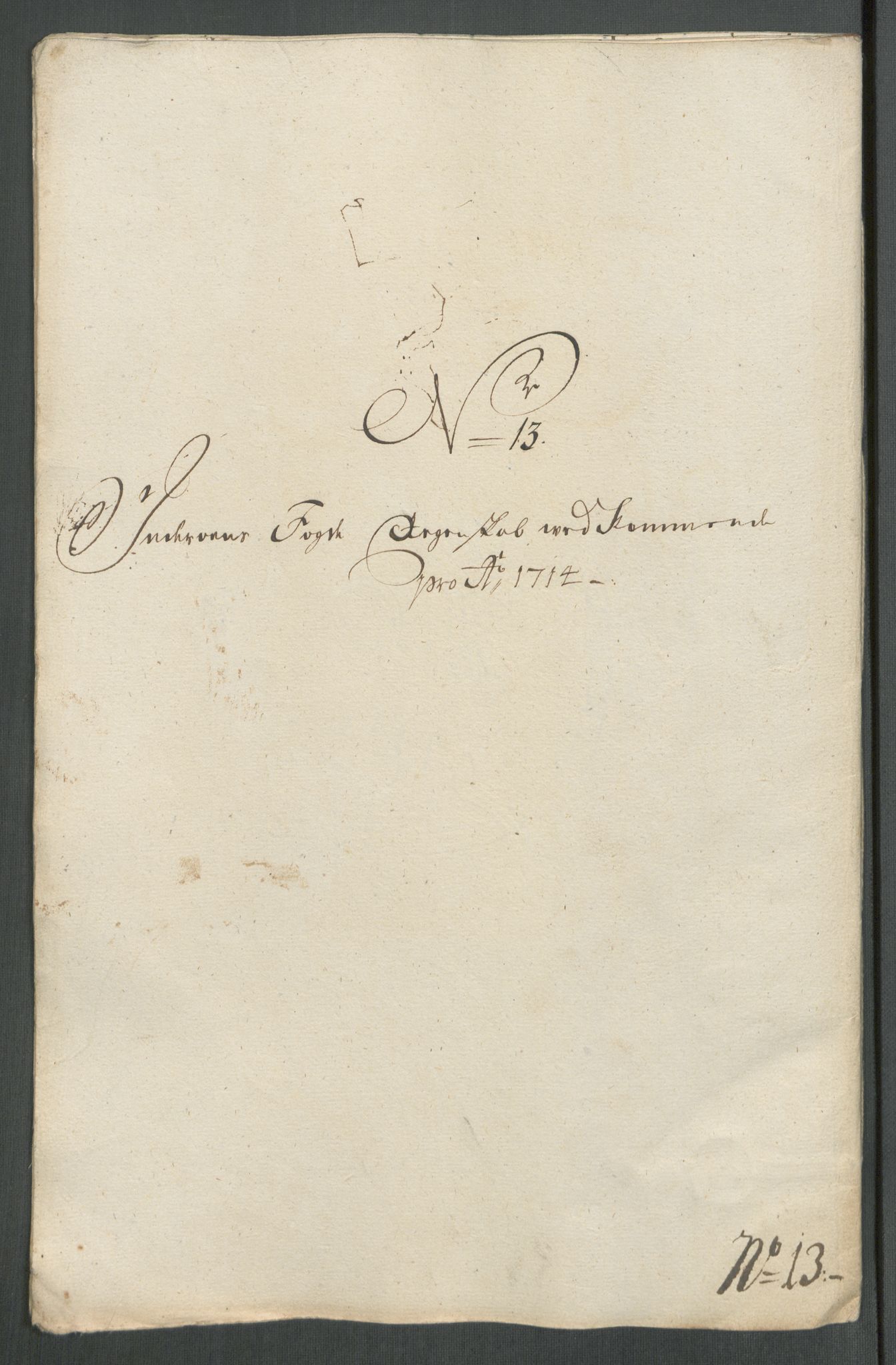 Rentekammeret inntil 1814, Reviderte regnskaper, Fogderegnskap, RA/EA-4092/R63/L4322: Fogderegnskap Inderøy, 1714, p. 219
