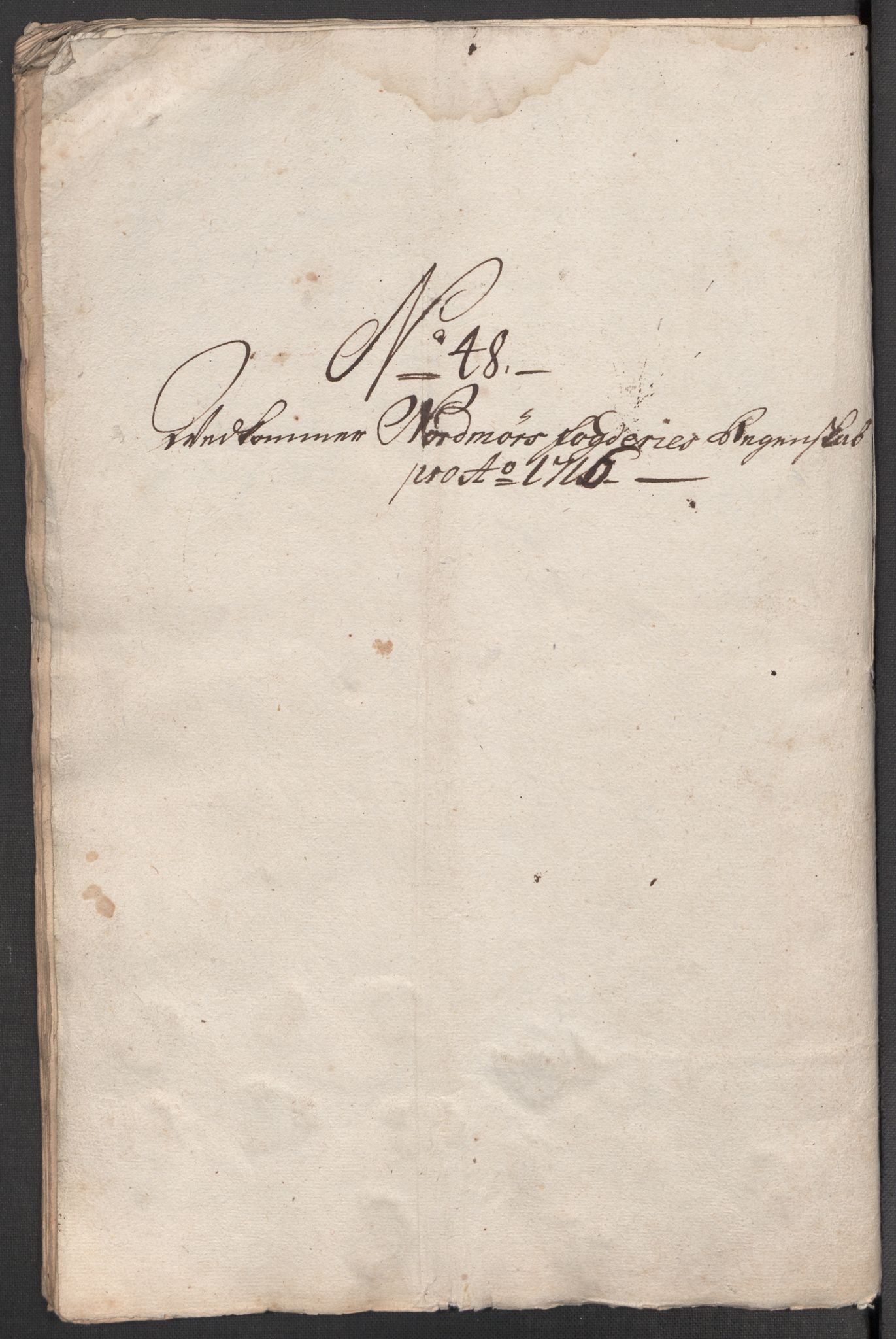 Rentekammeret inntil 1814, Reviderte regnskaper, Fogderegnskap, AV/RA-EA-4092/R56/L3749: Fogderegnskap Nordmøre, 1716, p. 256