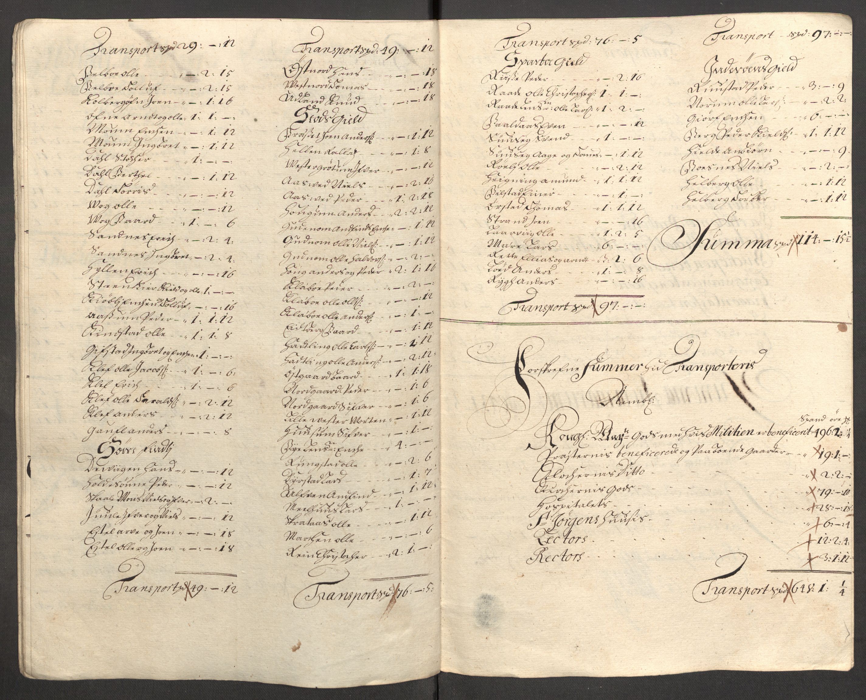 Rentekammeret inntil 1814, Reviderte regnskaper, Fogderegnskap, RA/EA-4092/R63/L4315: Fogderegnskap Inderøy, 1706-1707, p. 487